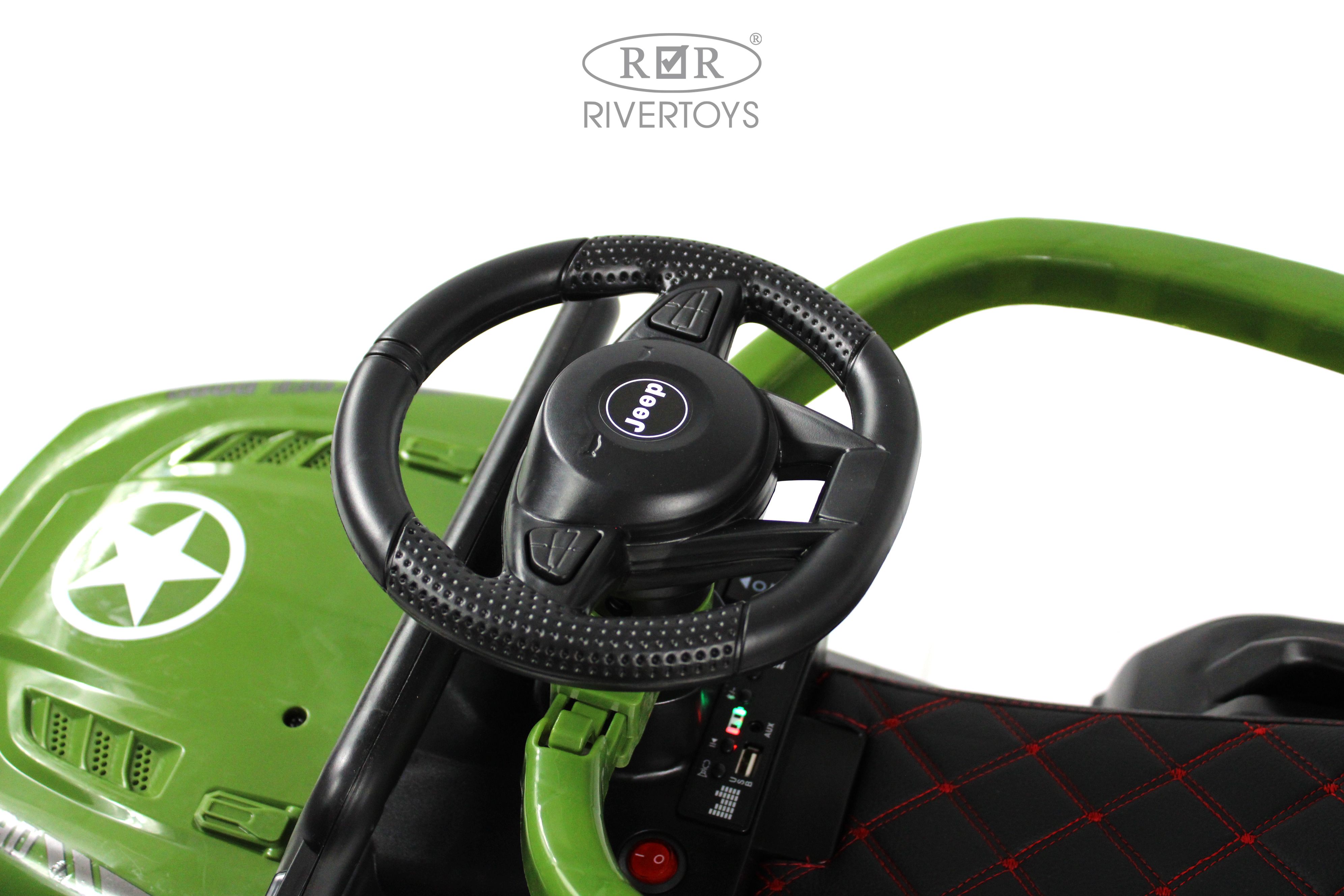 Электромобиль RIVERTOYS G003GG-GREEN С пультом ДУ - фото 13
