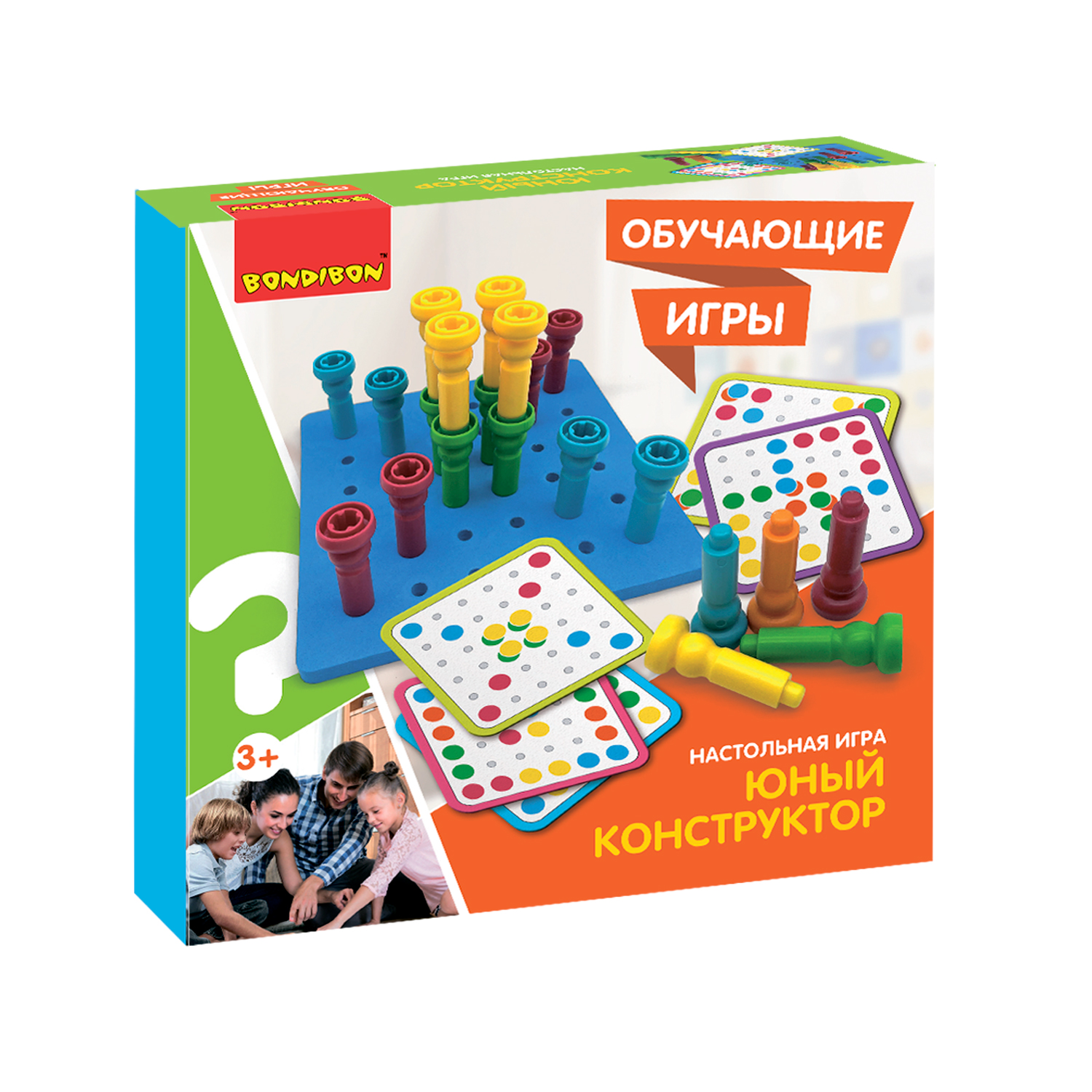 Настольная игра Bondibon мозаика Юный Конструктор - фото 1