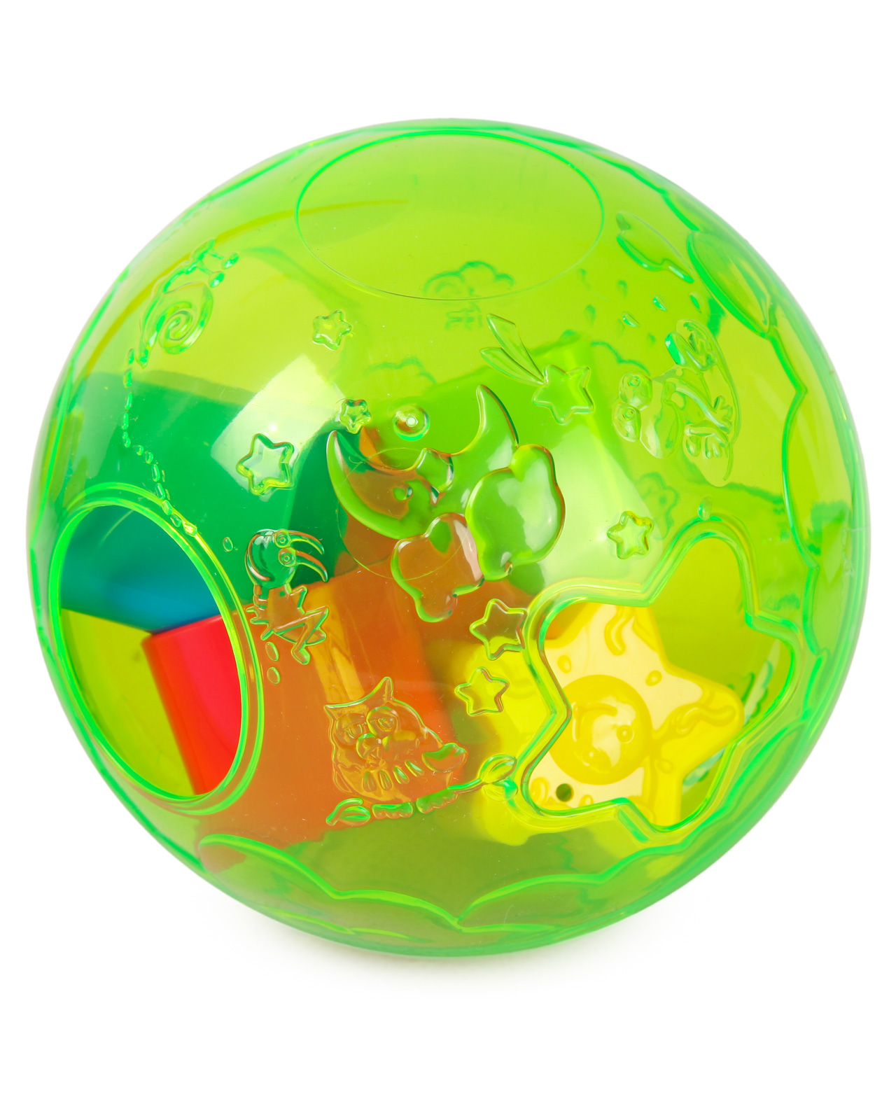 Каталка Play Go Улиточка с ручкой оранжевый - фото 4