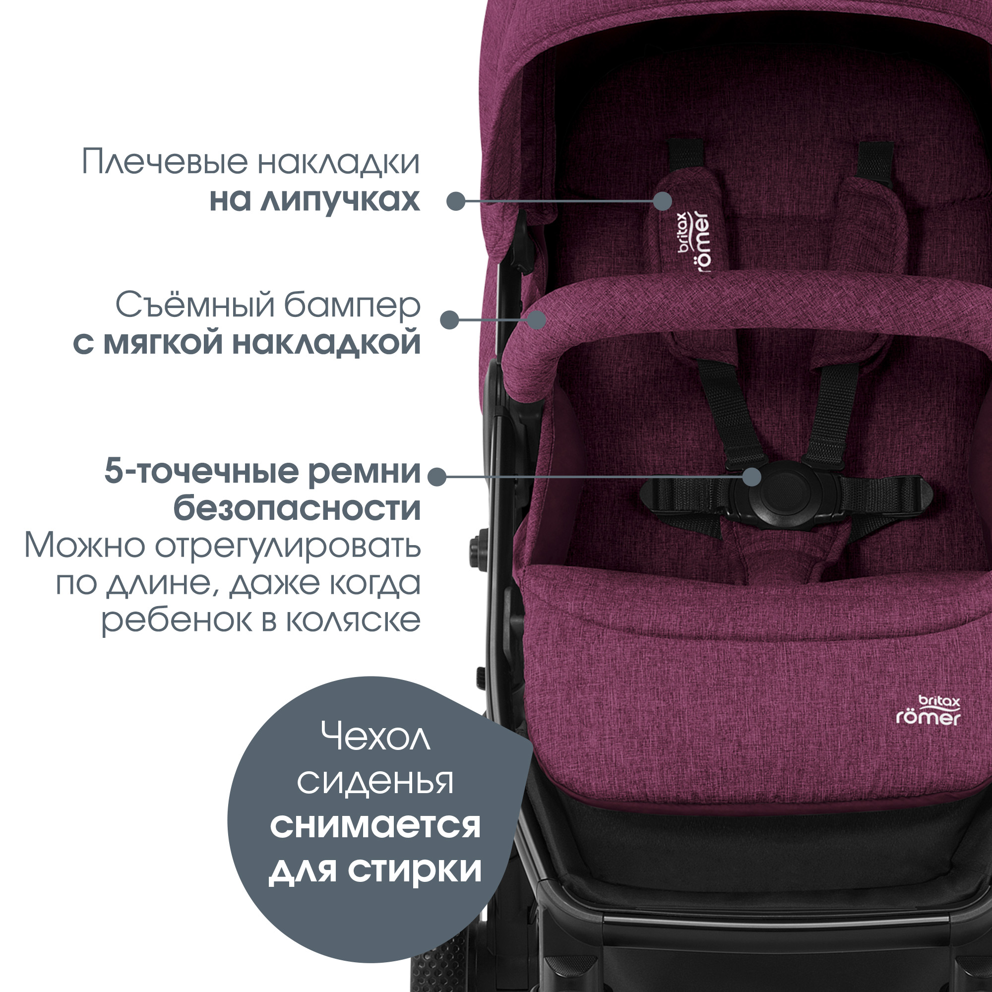 Коляска прогулочная Britax Roemer B-Agile M - фото 5