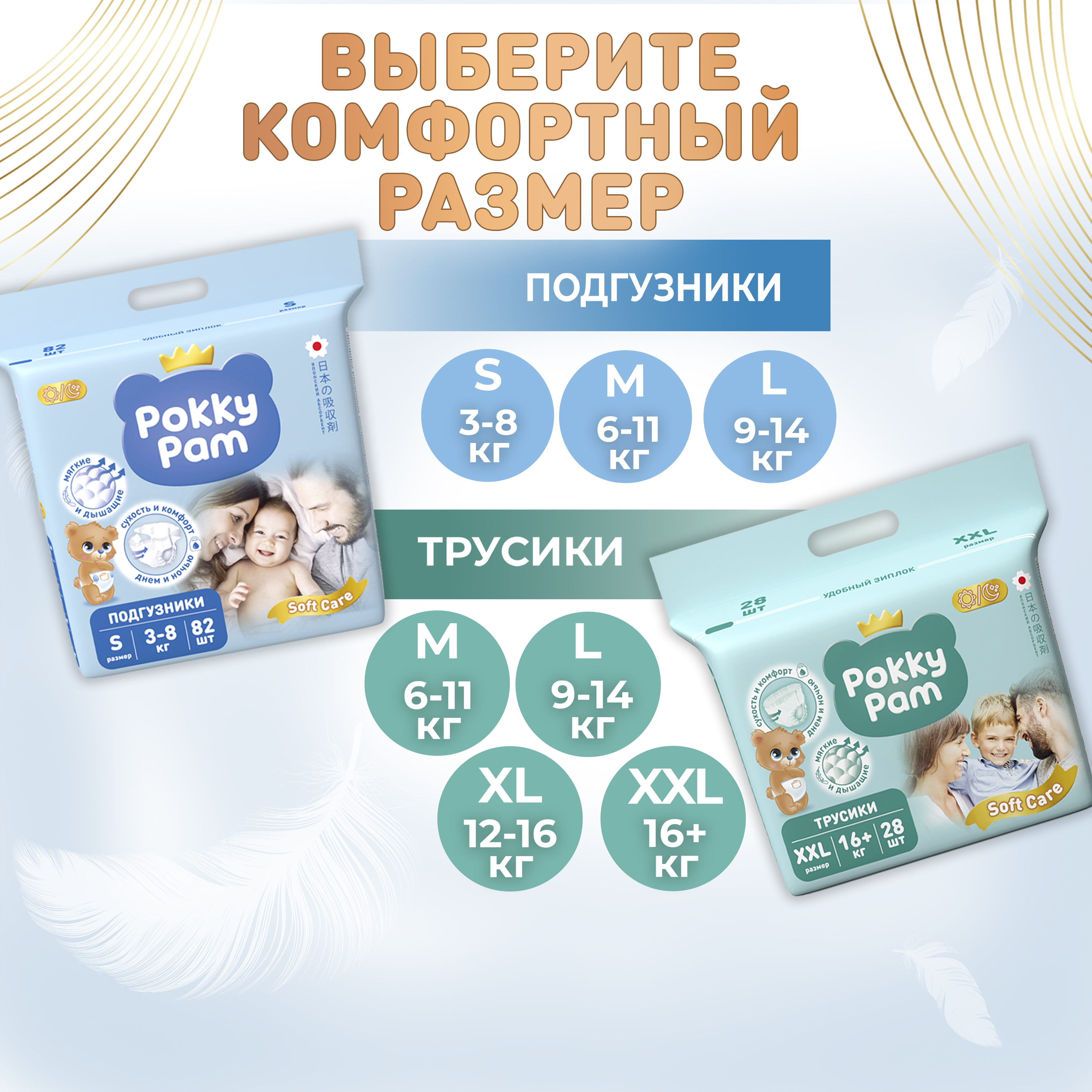 Трусики Pokky Pam XXL (16+ кг) 28 шт. - фото 7
