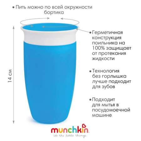 Поильник Munchkin 296 мл в ассортименте