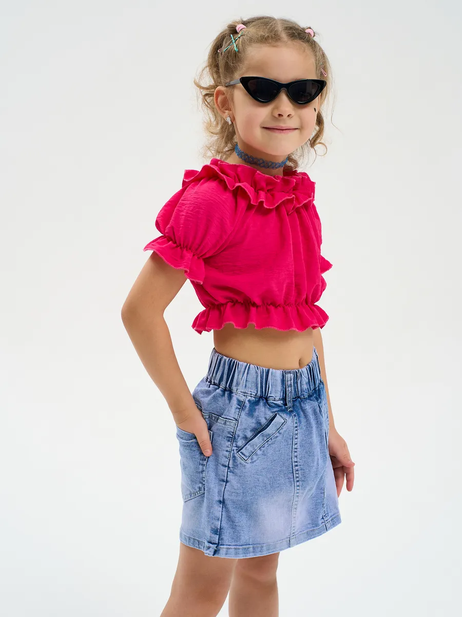 Юбка-шорты RuStyle ЛД-юбкшорт-гол - фото 5