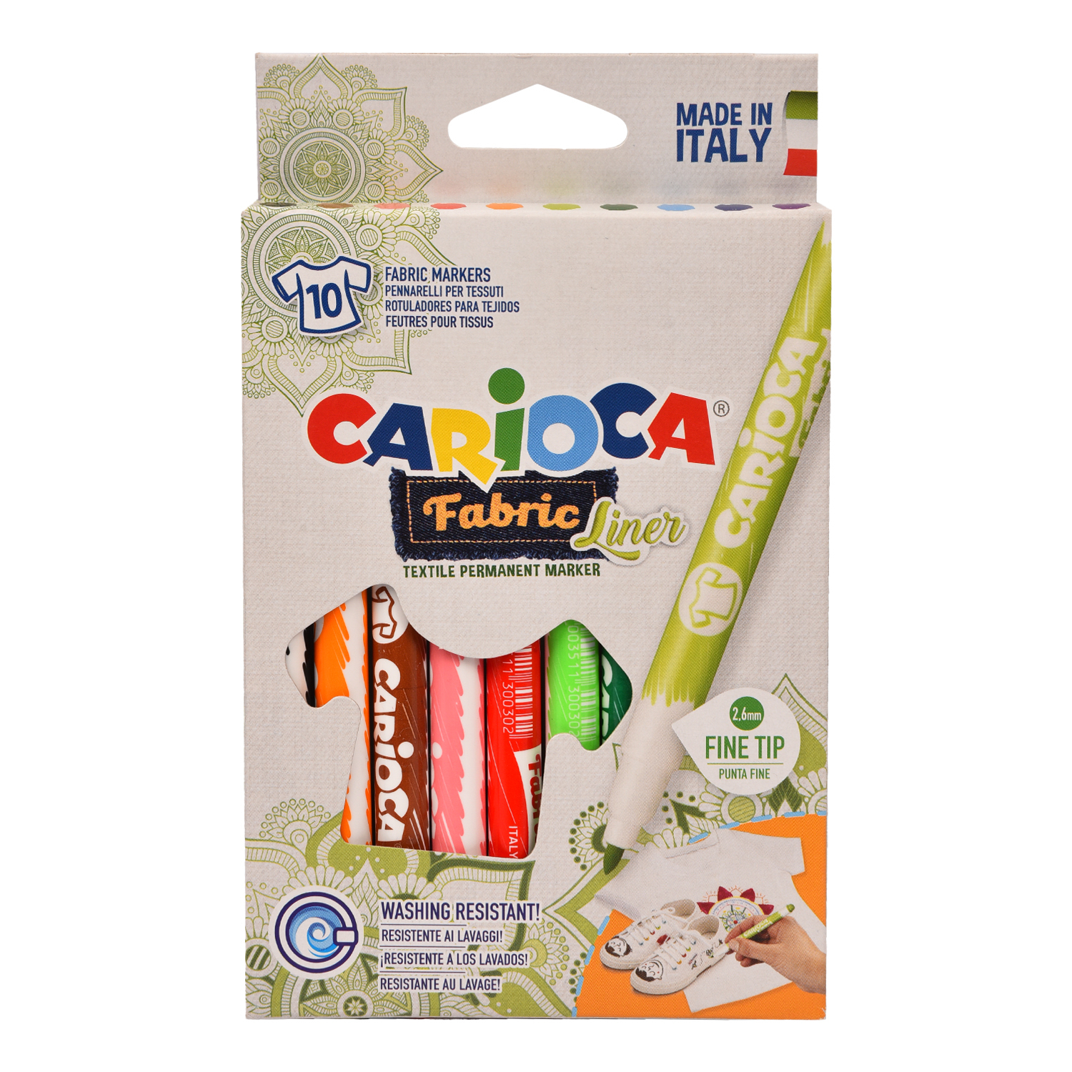 Фломастеры CARIOCA 10 шт. - фото 1