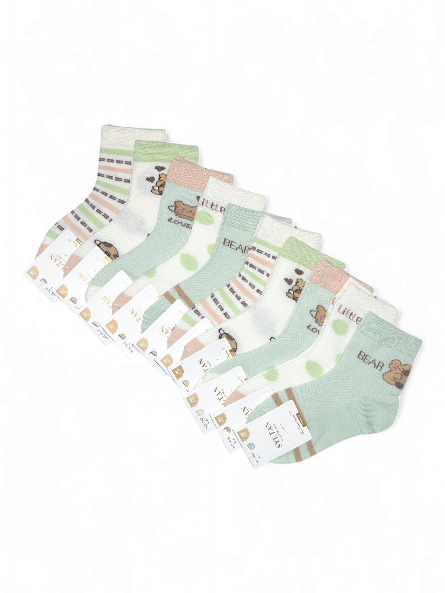 Носки 10 пар Child Socks 3043-4 - фото 1