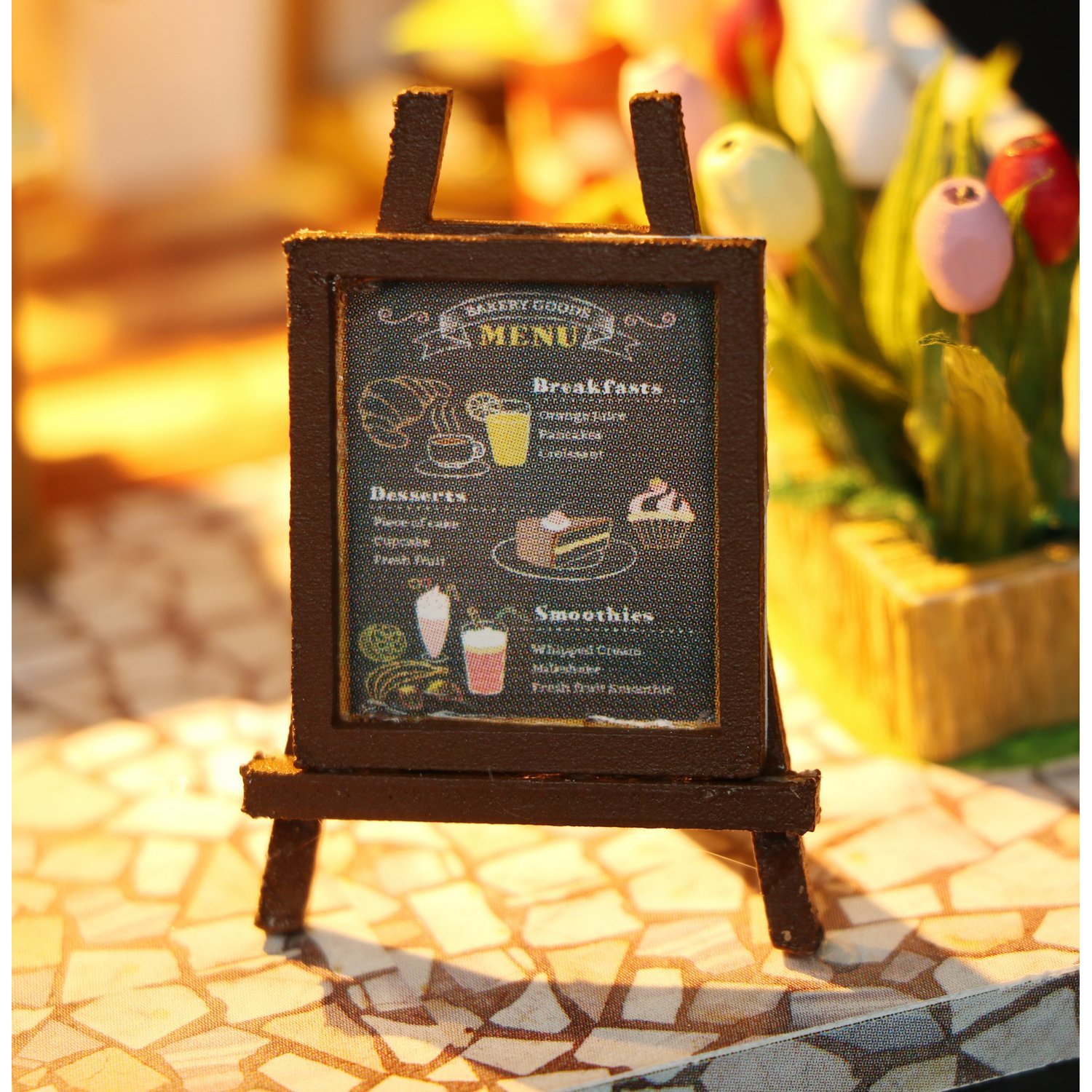 Интерьерный конструктор HitToy Румбокс Кофейня Coffee Time с куполом C006 - фото 11