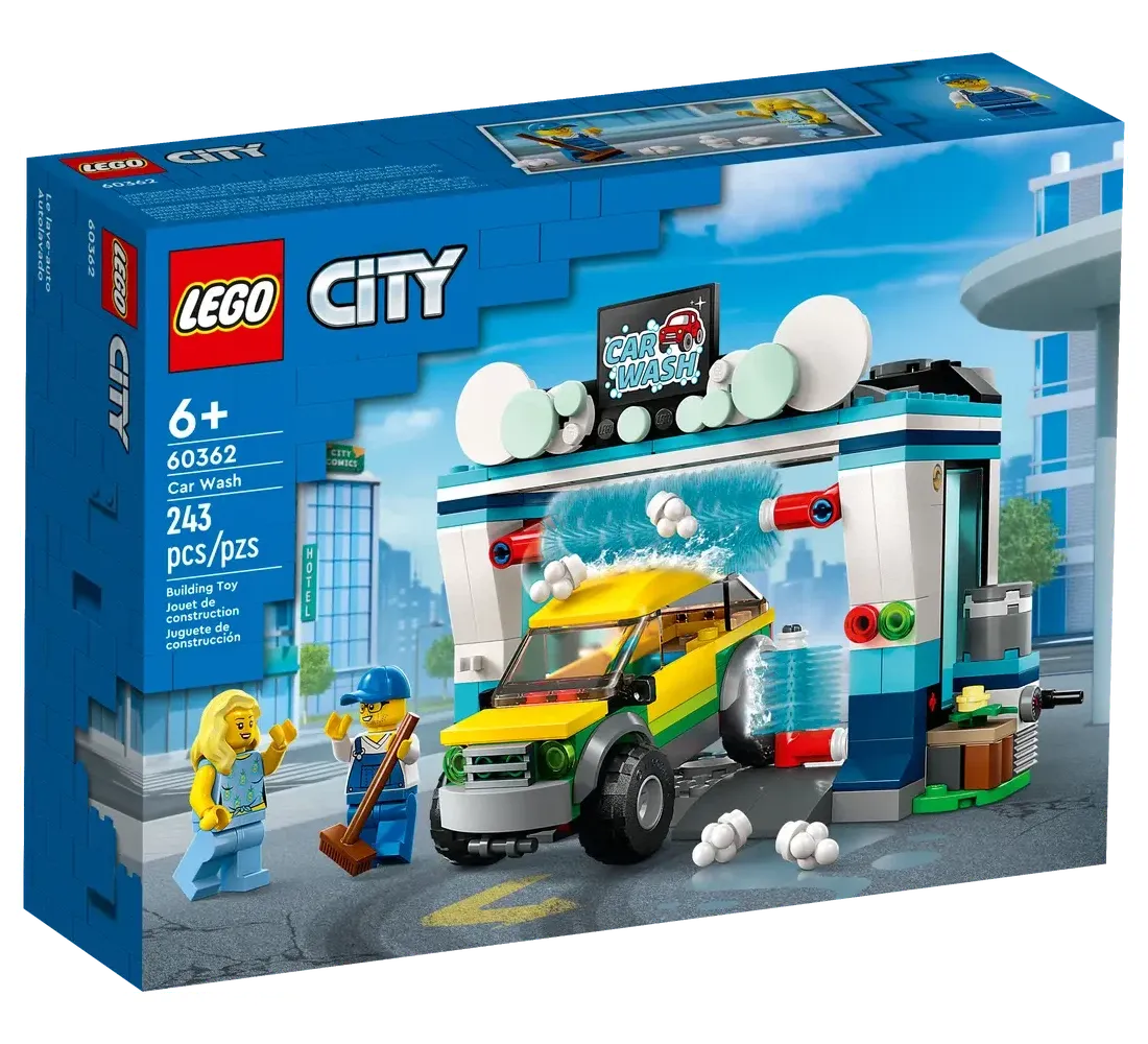 Изображение товара Конструктор LEGO City 60362 Автомойка с двумя минифигурками