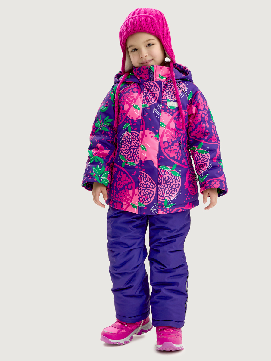 Куртка и полукомбинезон BASE by NIKASTYLE б7з10225 фуксия/фиолет - фото 3