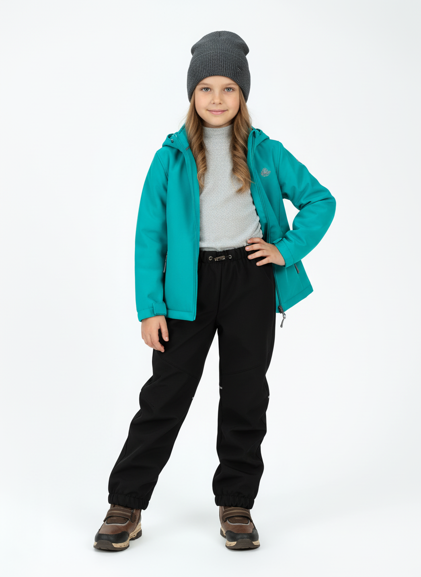 Брюки Arctic kids 10-034 черный - фото 1