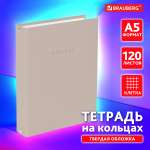 Тетрадь со сменным блоком Brauberg клетка 120 лист.