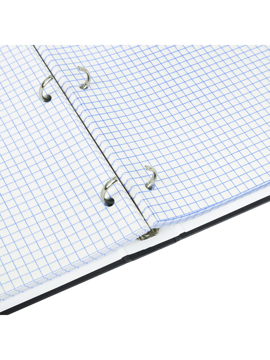 Тетрадь со сменным блоком Brauberg клетка - фото 4