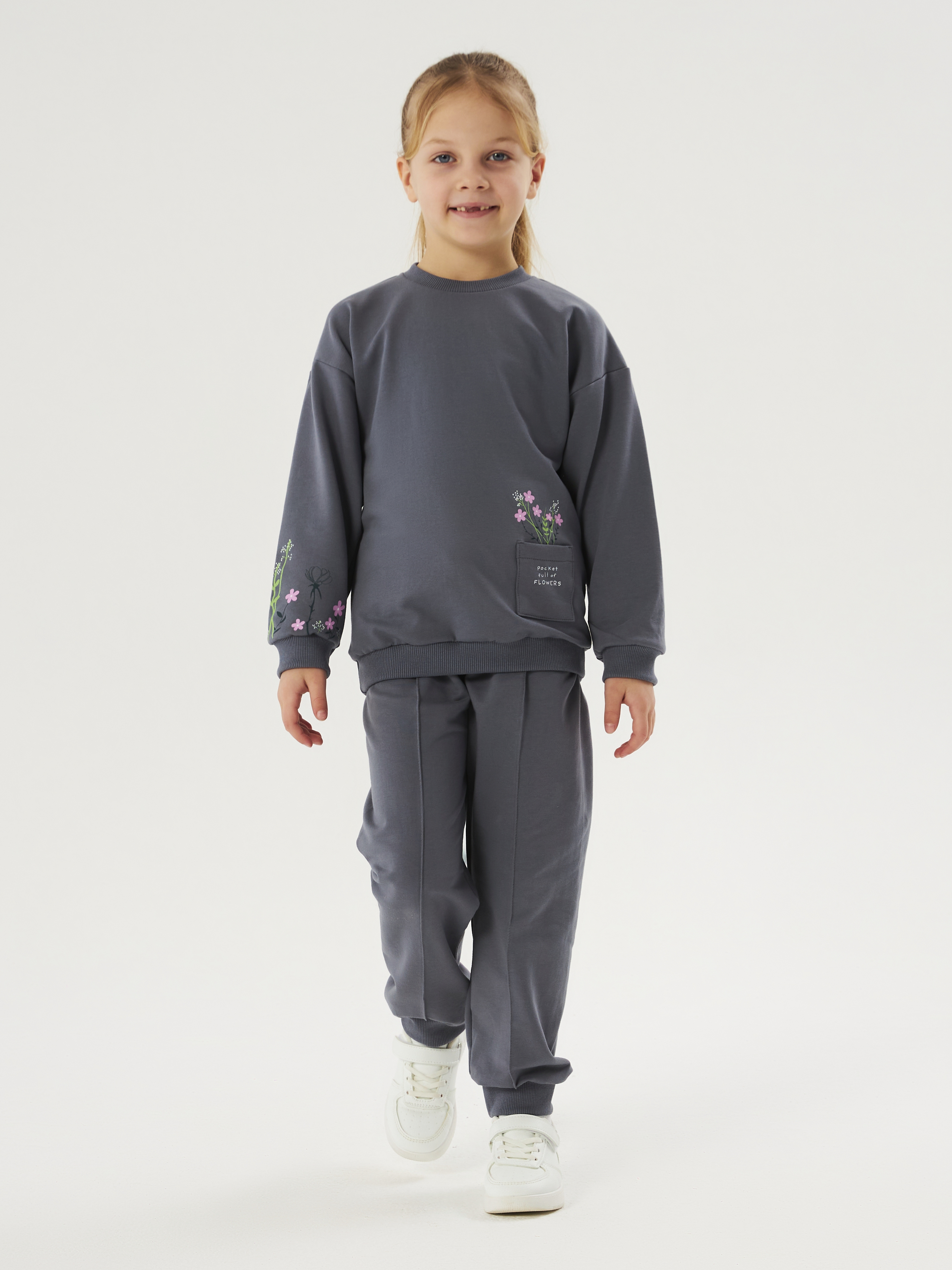 Костюм Осьминожка 418-428п/серый - фото 12