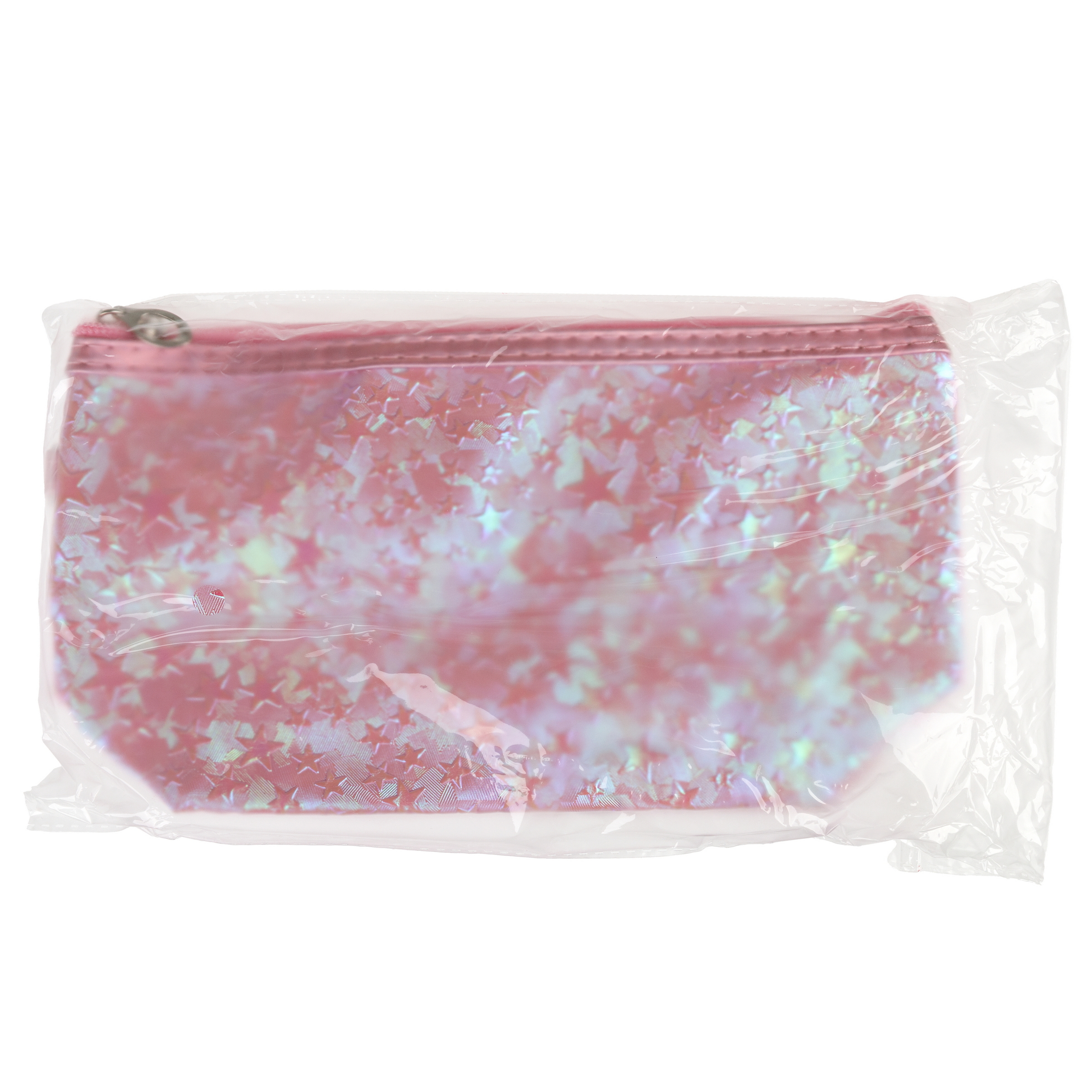 Косметичка LUKKY блестящая Holographic Stars 23,5х 14х 7см - фото 12