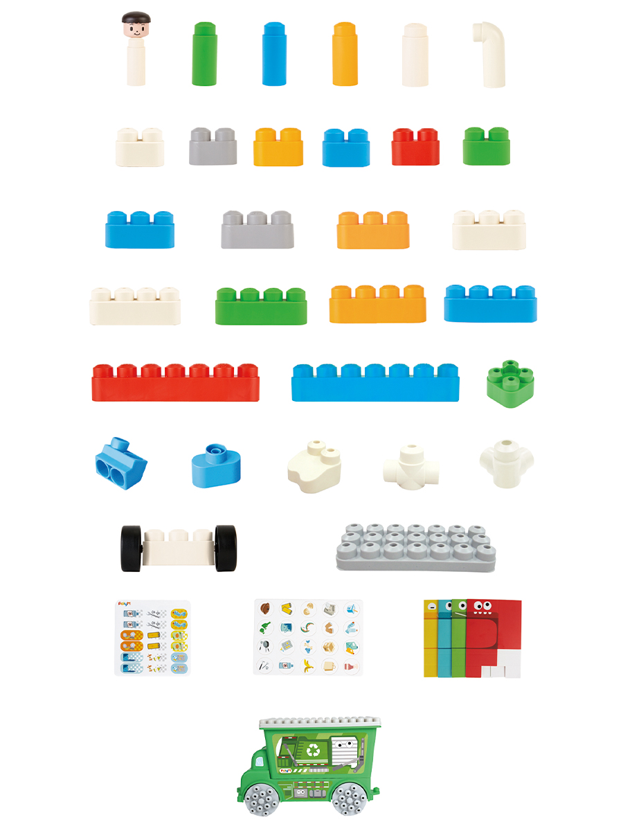 Конструктор Hape Грузовик 101 дет. - фото 7