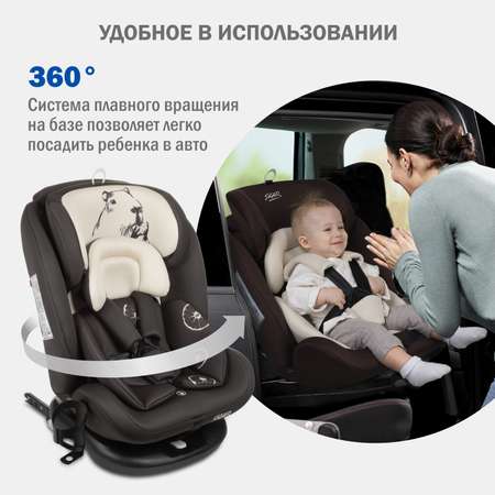 Автокресло SIGER Престиж Isofix Lux 0+/1/2/3 (0-36 кг)