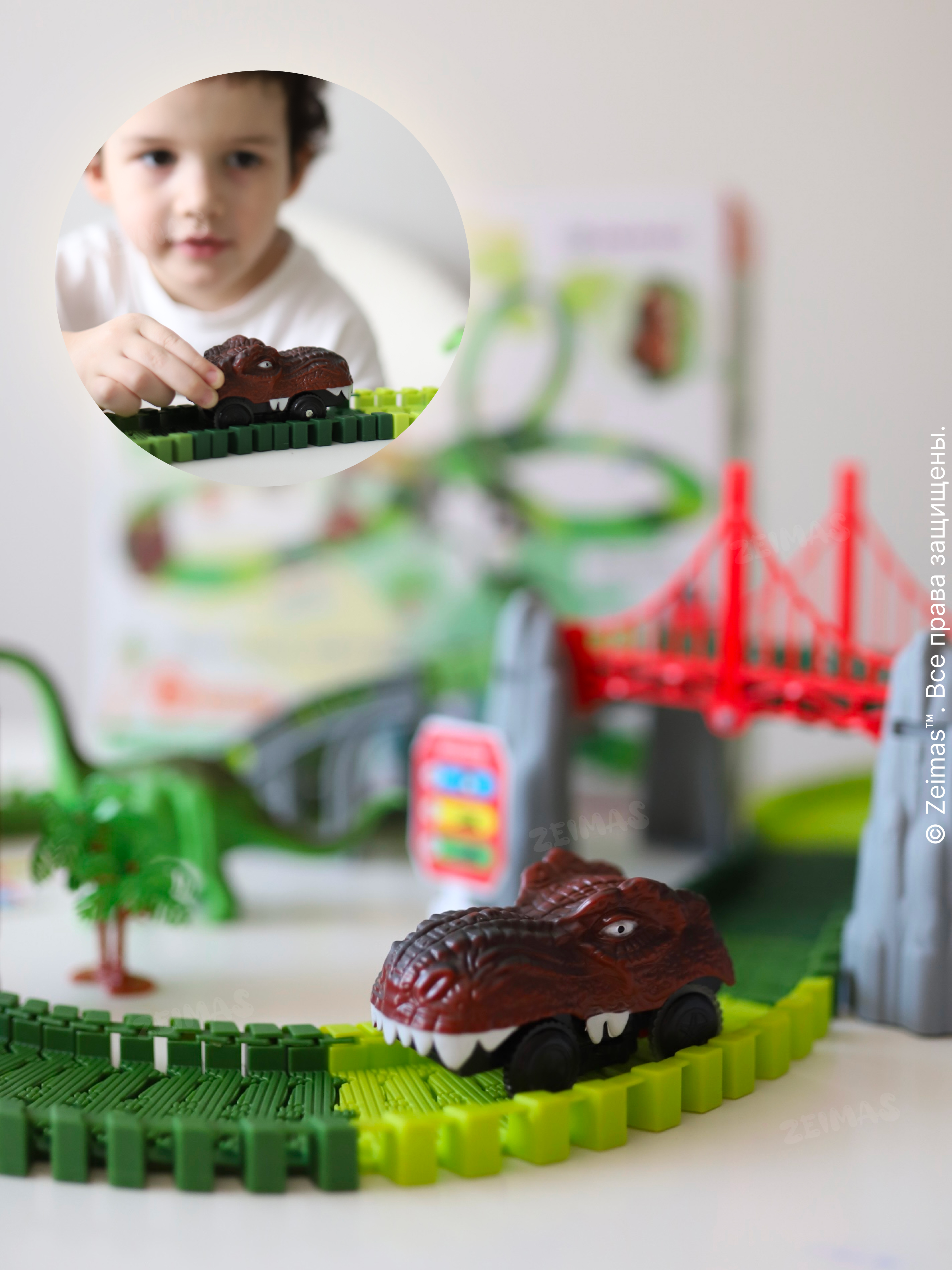 Конструктор Zeimas Погоня за Диплодоком 191 дет. в ассортименте - фото 23