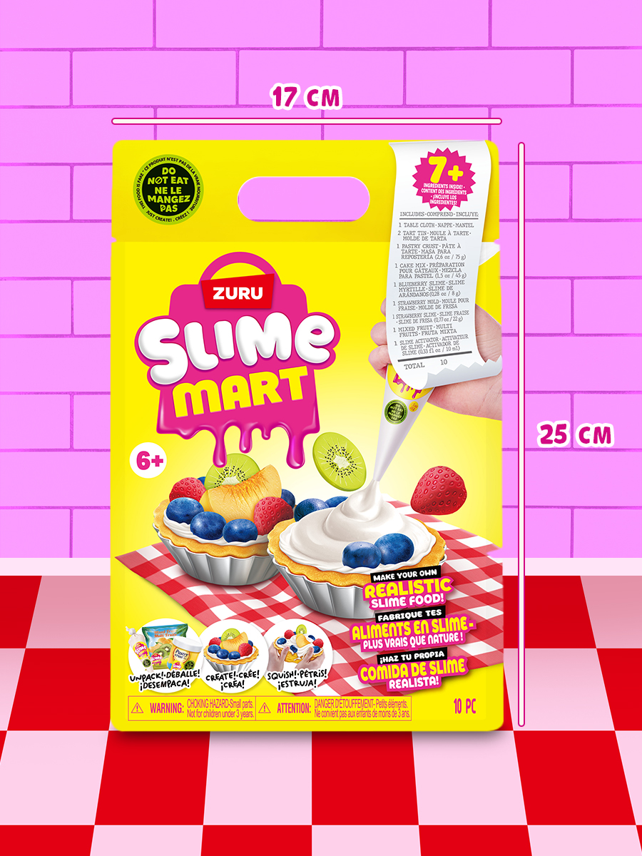 Игрушка-антистресс zuru SLIME MART слайм Фрукт тарт - фото 3