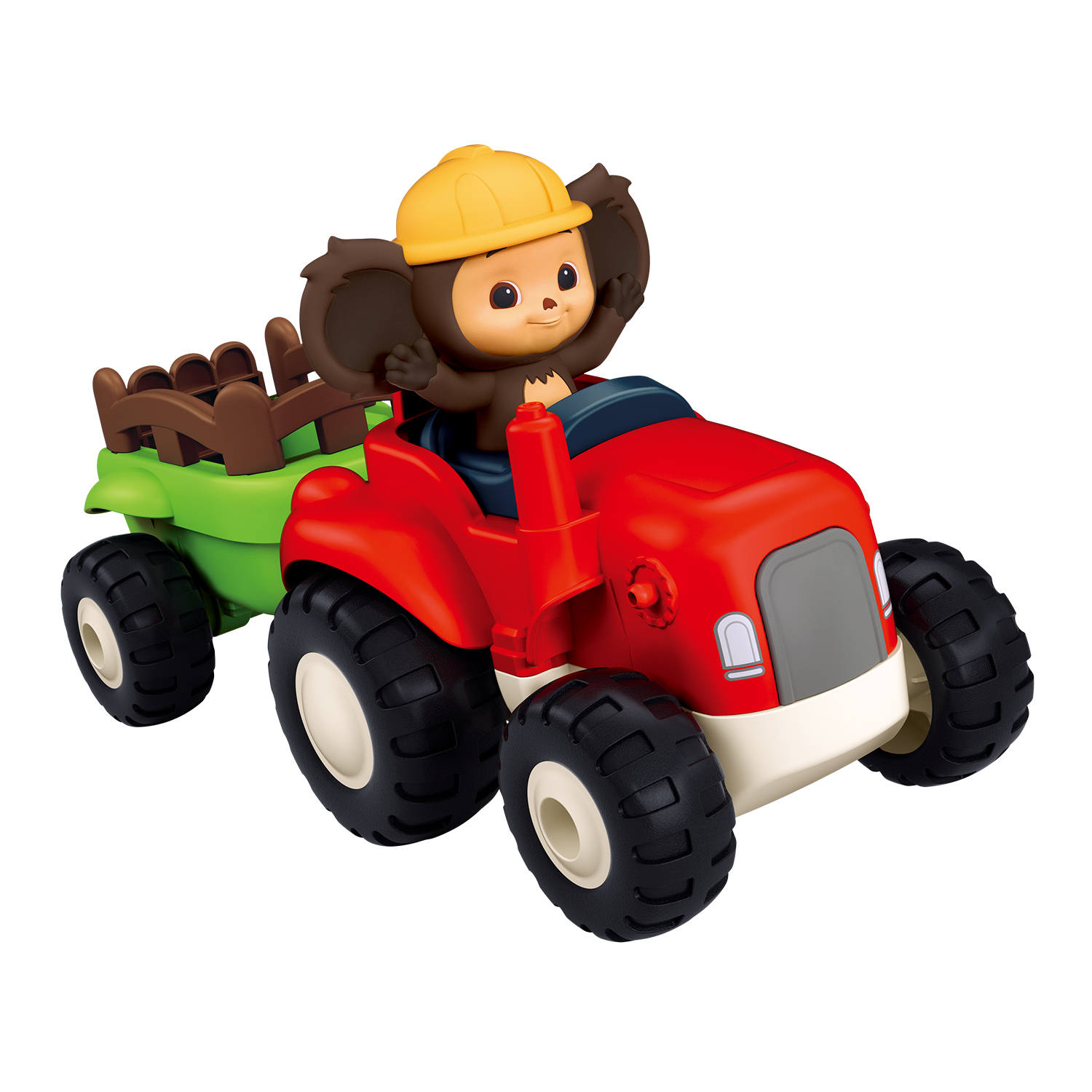 Конструктор SLUBAN Чебурашка на тракторе 15 дет. - фото 1