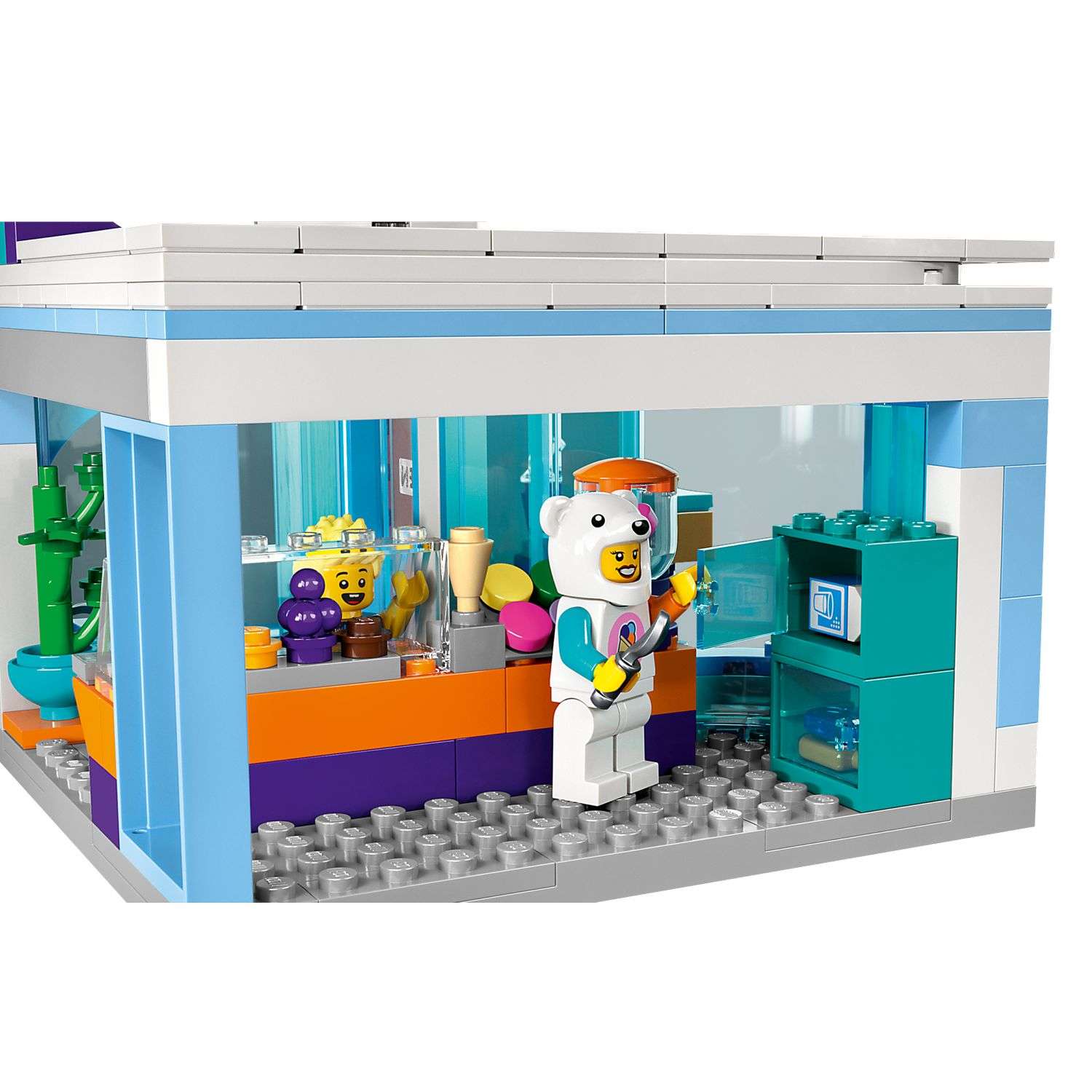 Конструктор LEGO City Магазин мороженого блочный - фото 5