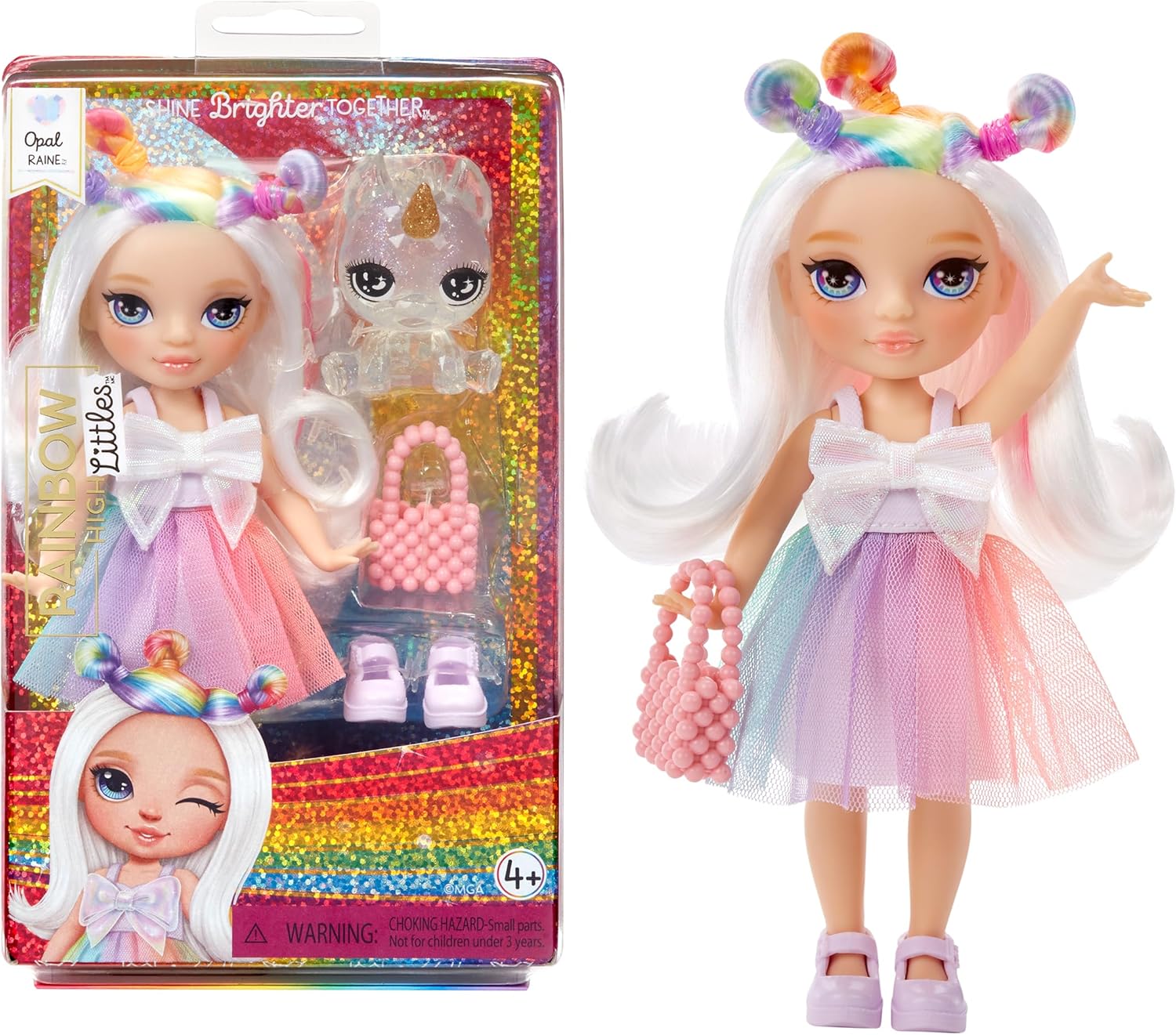 Кукла мини Rainbow High Littles Opal 531203EUC - фото 1