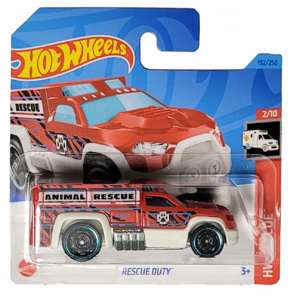Автомобиль Hot Wheels Rescue Duty 1:64 65013 - фото 2