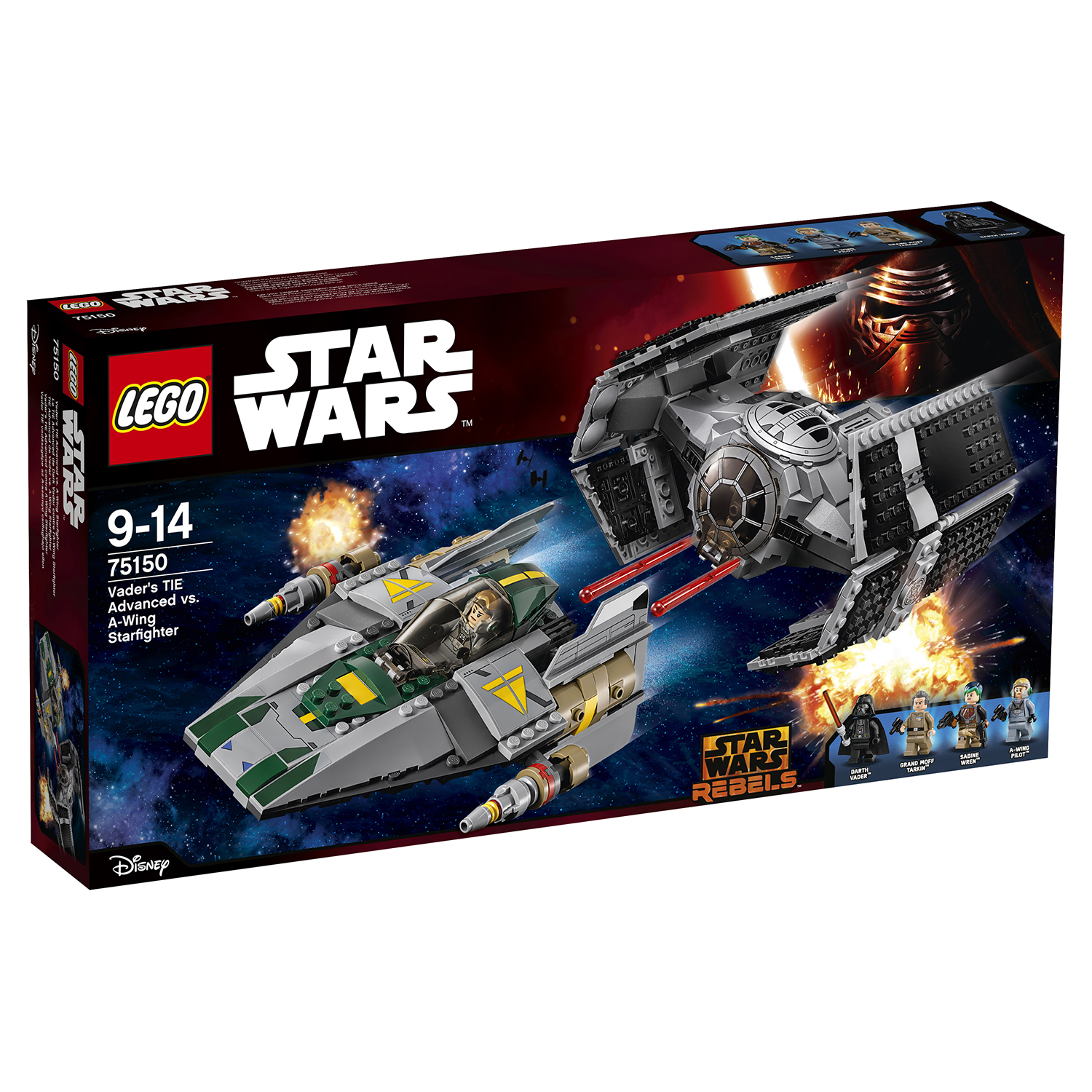 Конструктор LEGO Star Wars СИД Дарта Вейдера vs A-Wing блочный - фото 2