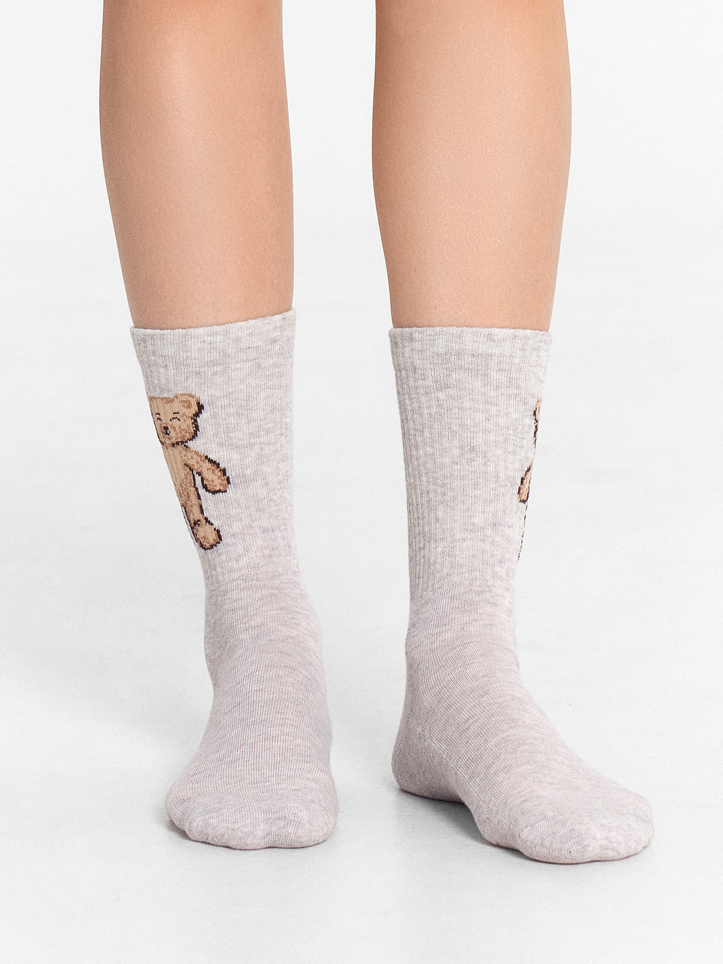 Носки 3 пары Mark Formelle (Марк Формэль) 287A-2530/св.серый меланж-3 - фото 2