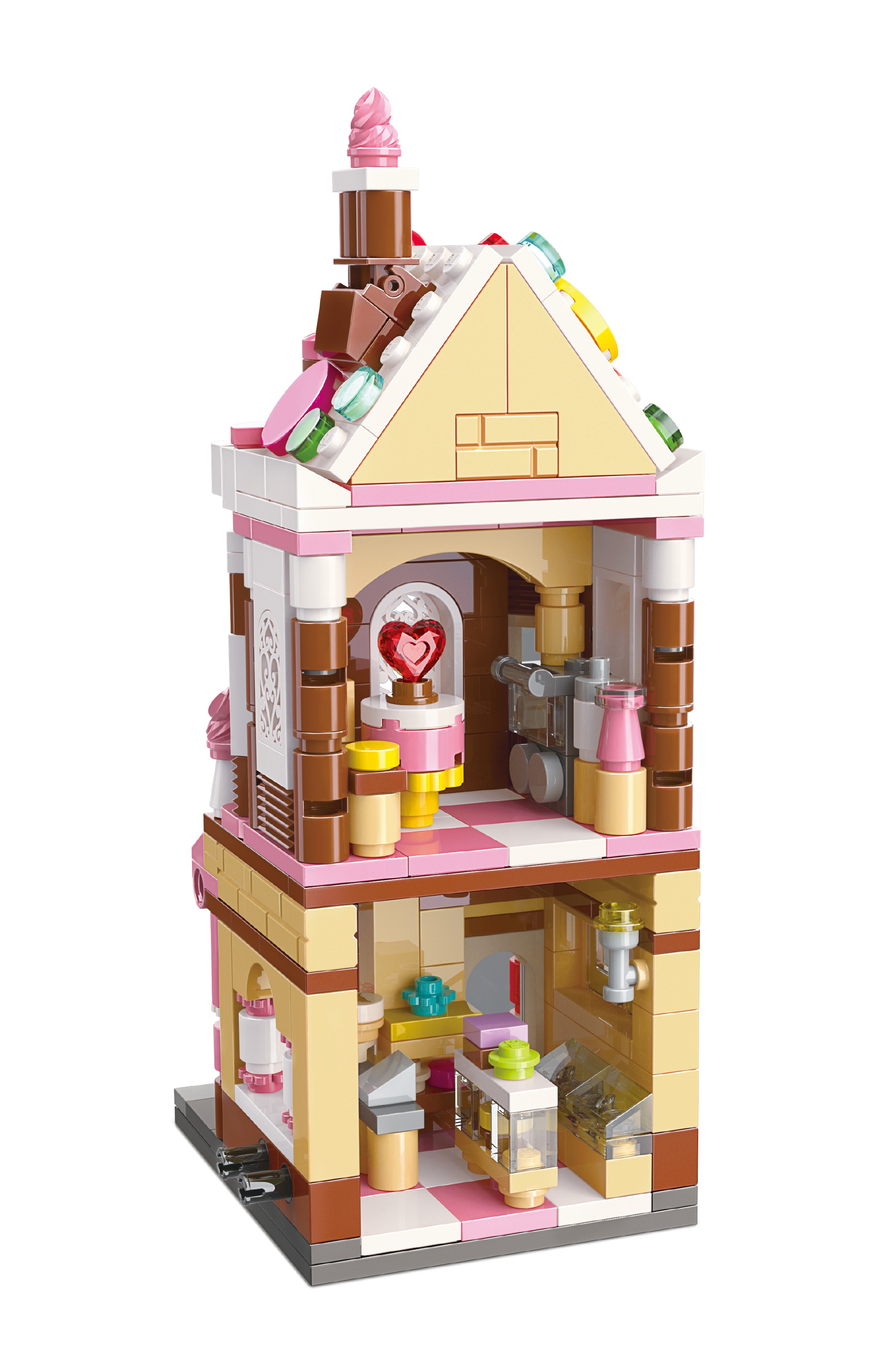 Конструктор QMAN Сладкий дом 344 дет. - фото 2