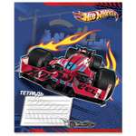 Тетрадь Hot Wheels клетка 12 лист.