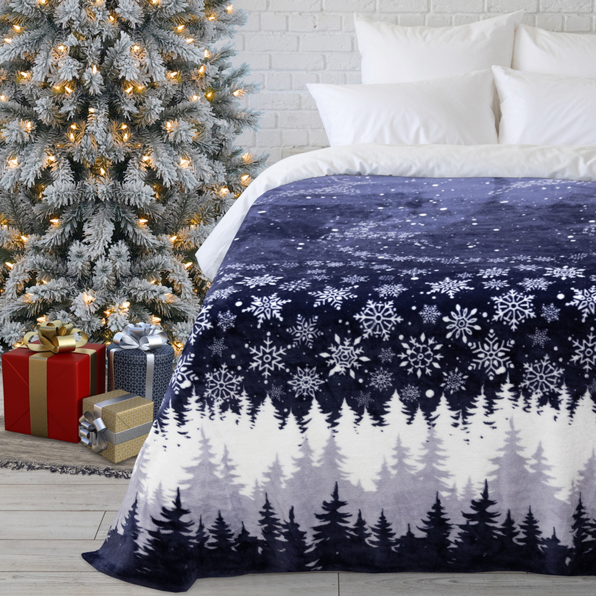 Покрывало Happy Family Волшебная ночь 150 x 200 см велсофт - фото 1