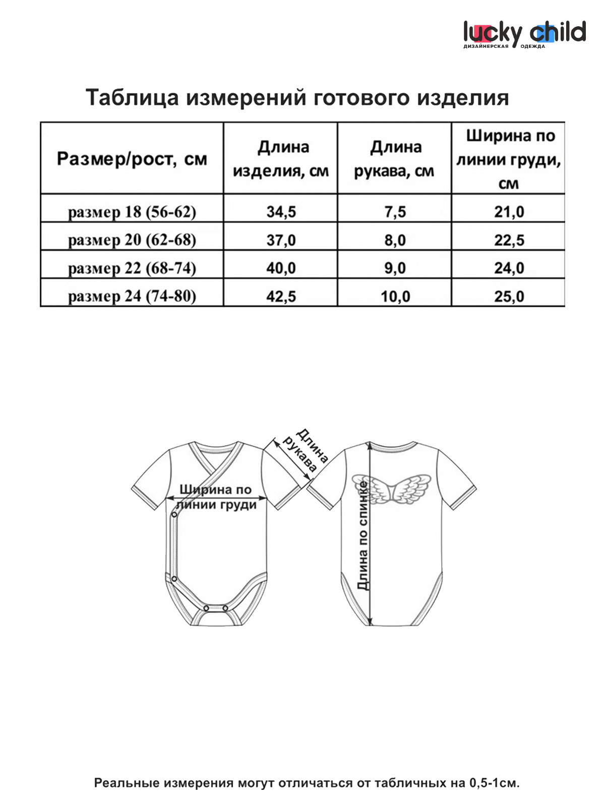 Боди Lucky Child 17-51 белый/0-2 - фото 7