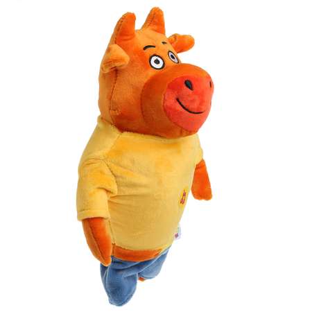 Игрушка мягкая Мульти Пульти Оранжевая корова Папа 292005