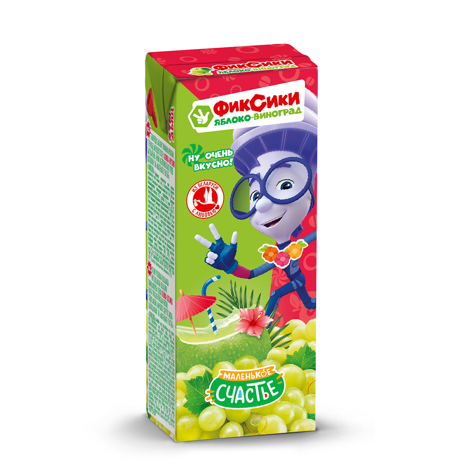 Нектар Фиксики Яблоко-виноград с 6 мес 0.2 л - фото 1