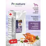 Корм для собак сухой Pronature Holistic Pilgrim на индейке с клюквой 10кг