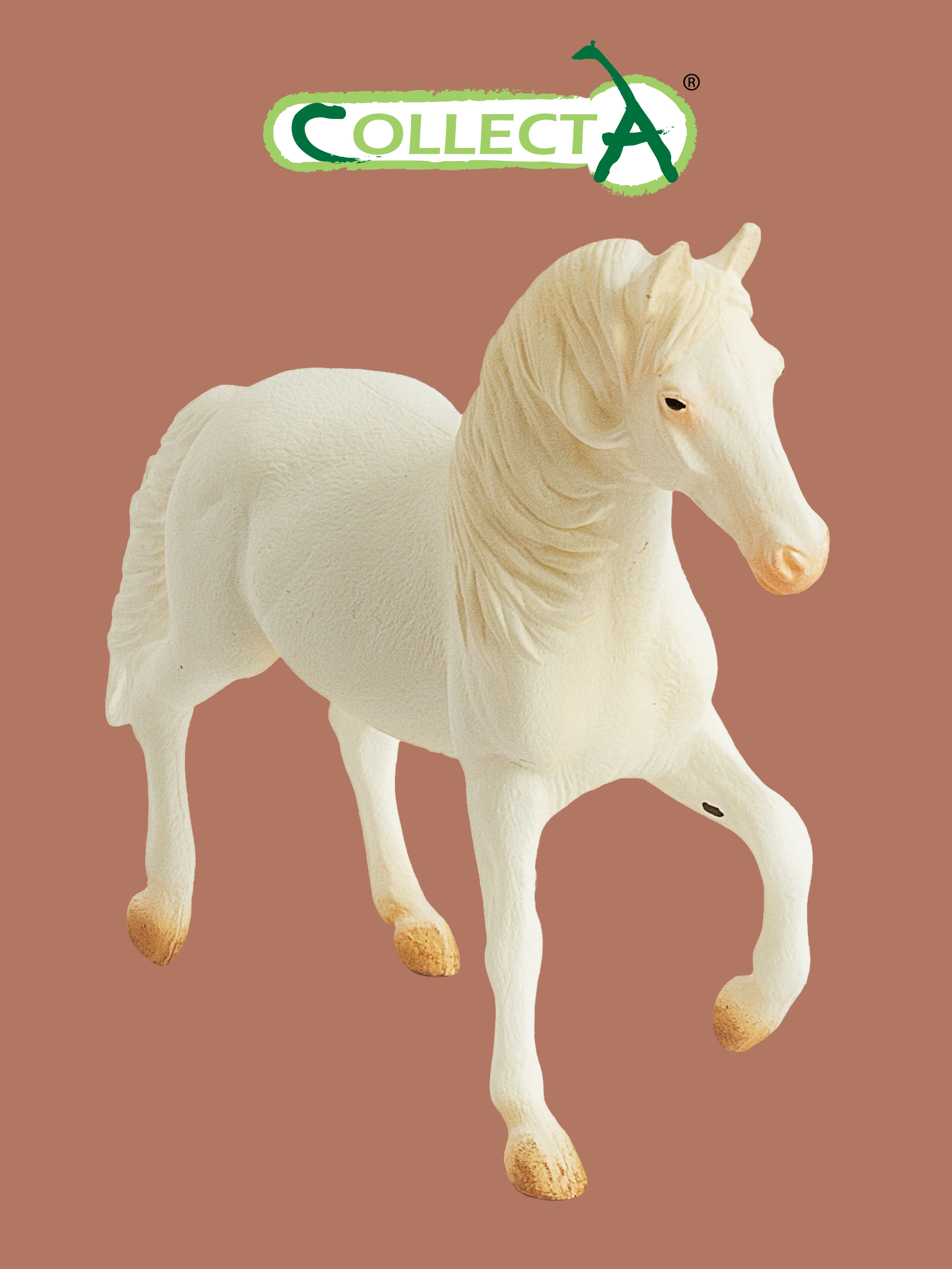 Фигурка Collecta белый конь Камарильо - фото 1