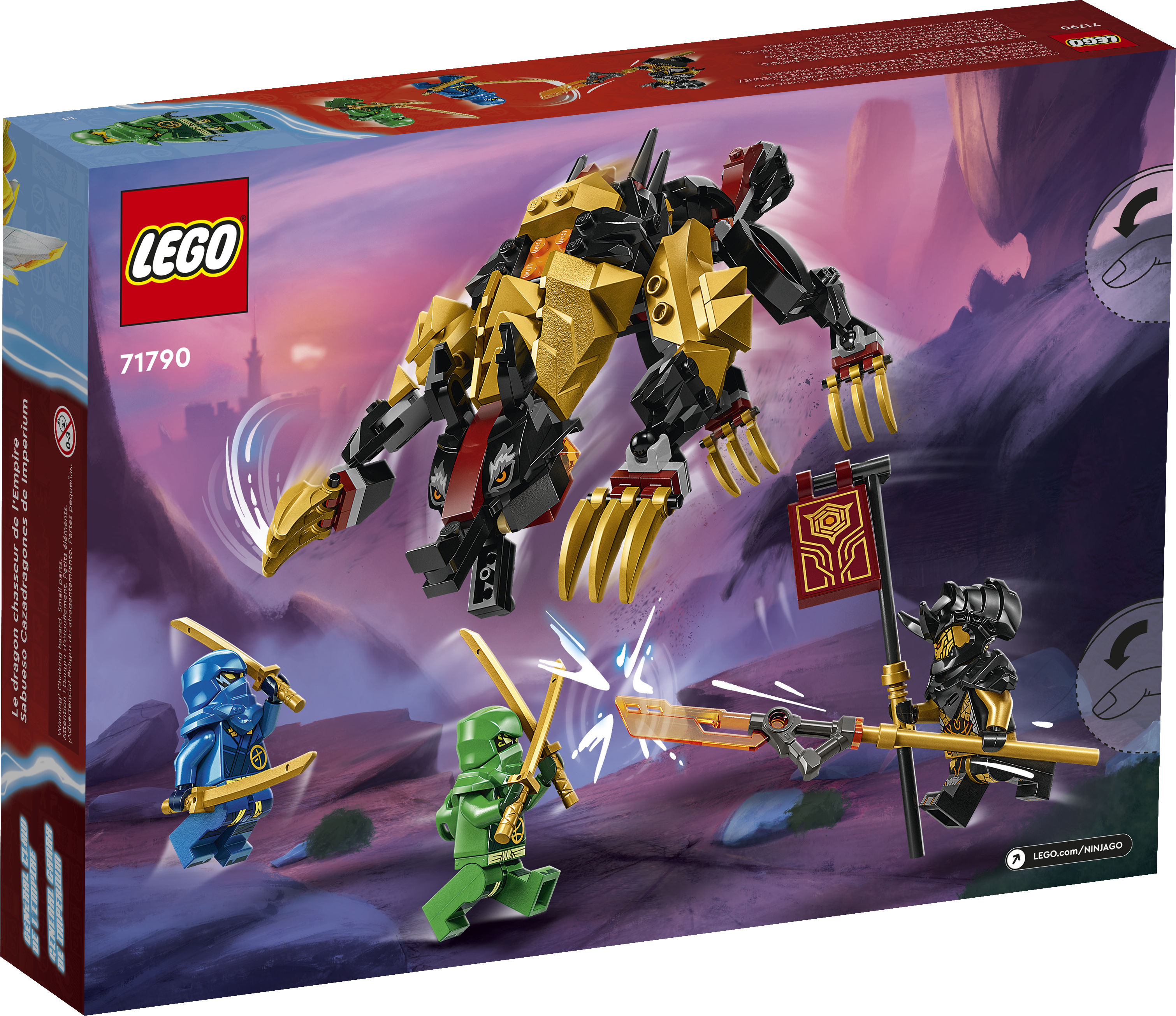 Конструктор LEGO NINJAGO Imperium Dragon Hunter Hound 198 дет. - фото 6