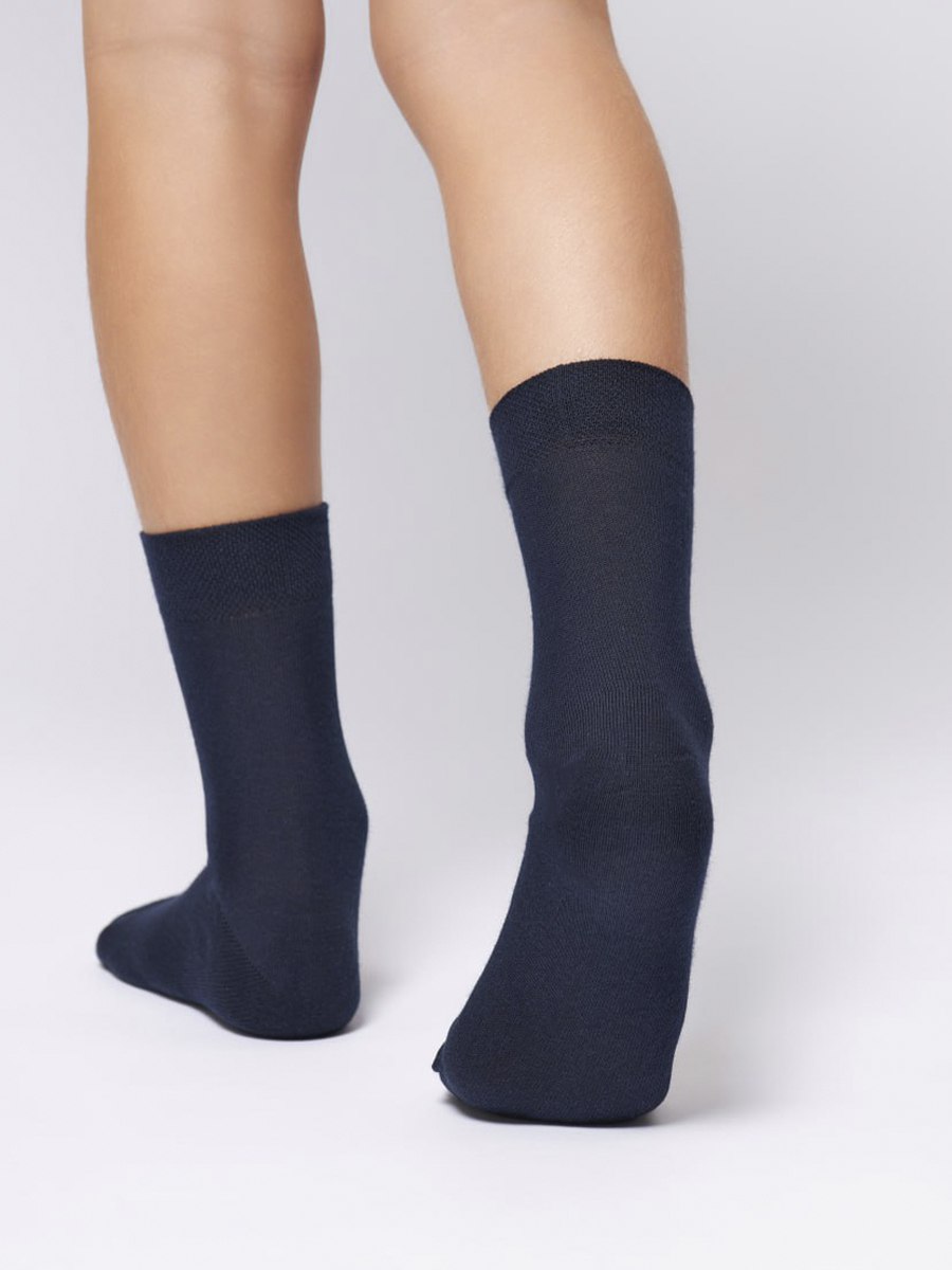 Носки 4 пары ALEX YVN J-5501-4 син.черн. - фото 4