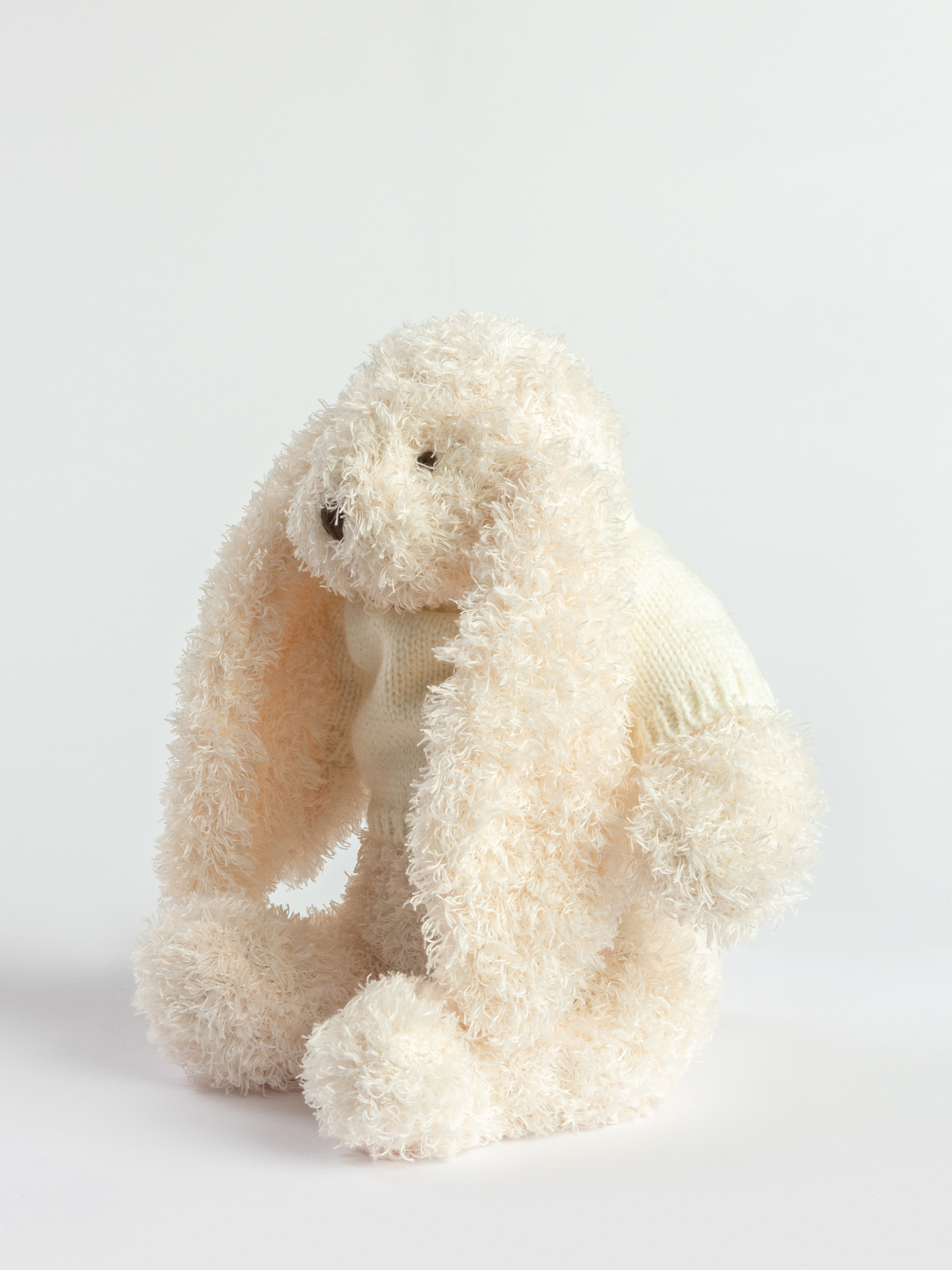 Мягкая игрушка Gulliver Зайка белый в свитере 30 см - фото 2