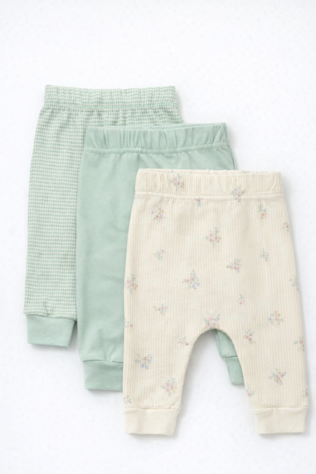 Штанишки 3 шт Супер Пупс нбр/3пр/шт/sk21/полоска/цветы - фото 1