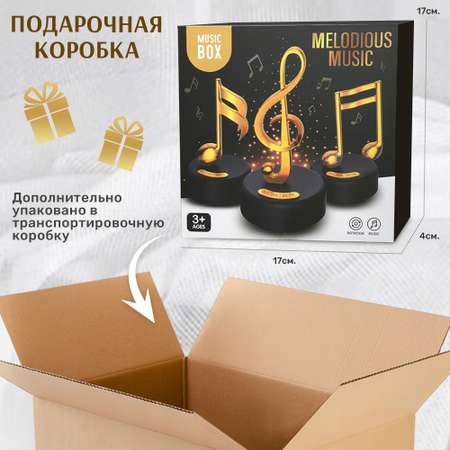 Музыкальная нота TIPTOPOLIS на подставке сувенир