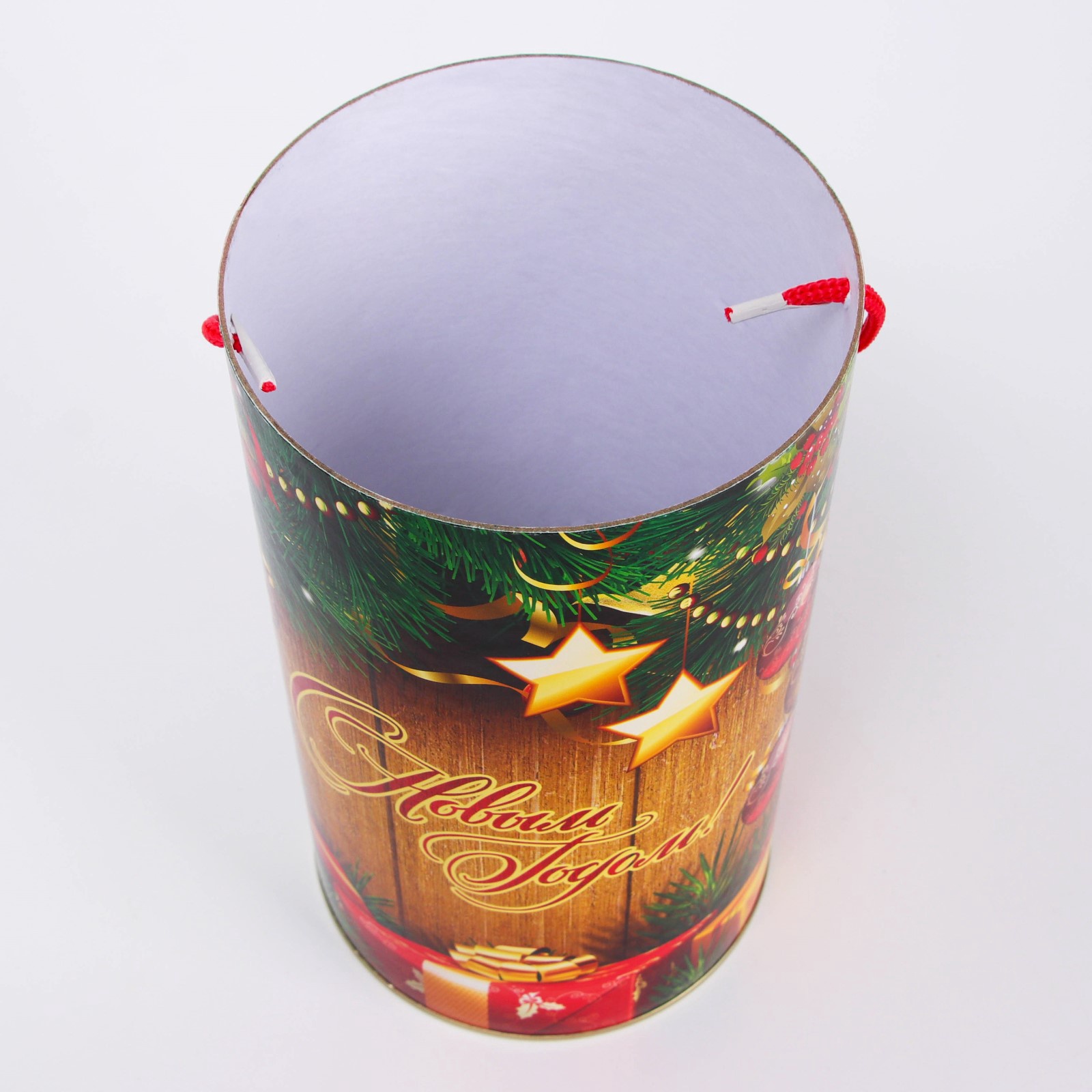 Подарочная коробка Sima-Land тубус «Подарки», 120 х 220 мм - фото 5