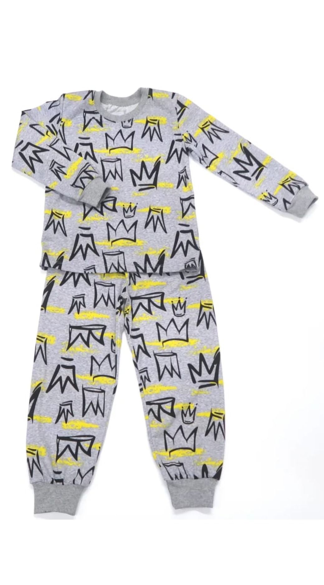 Пижама Рекантино 460-11 Серый-меланж - фото 1