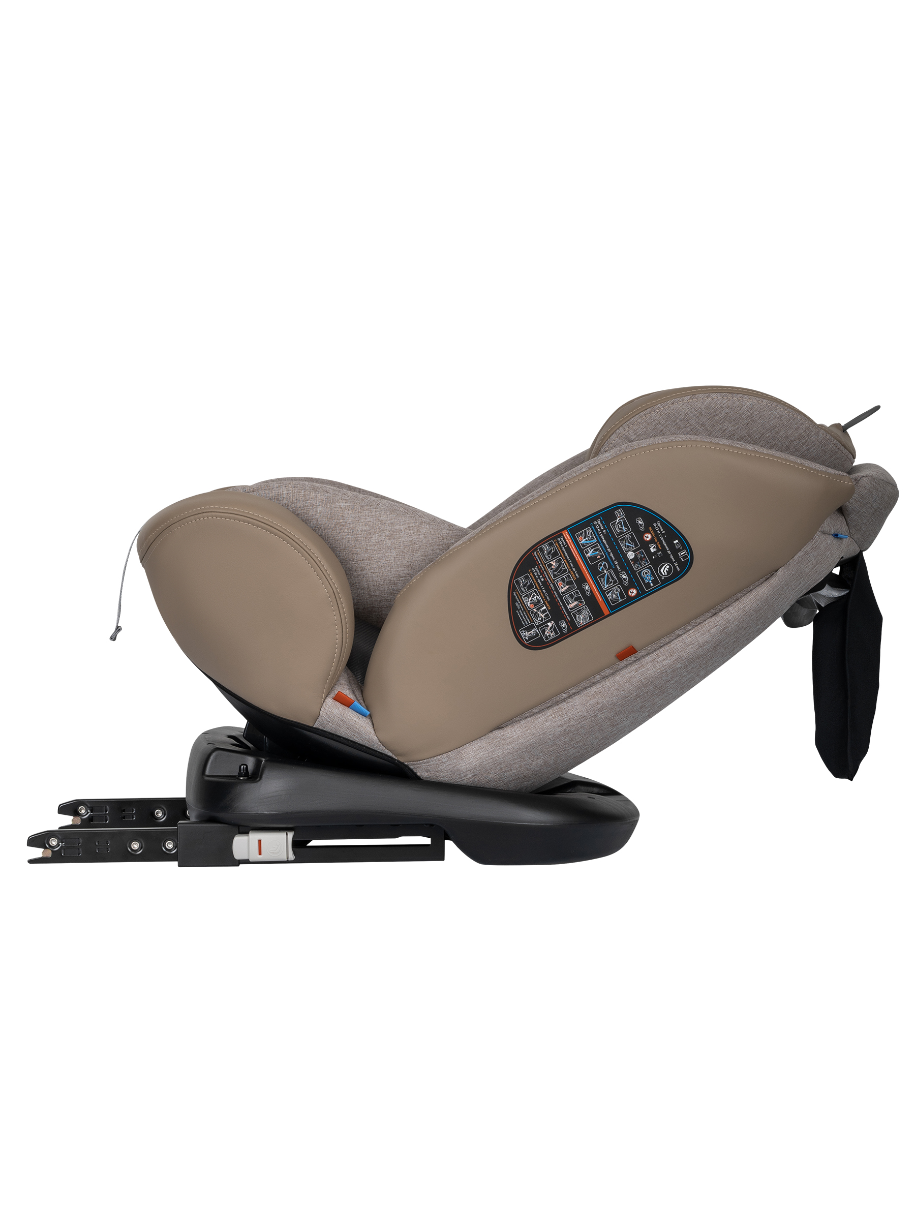 Автокресло Indigo Aero бежевый лен Isofix 0+/1/2/3 (0-36 кг) - фото 15