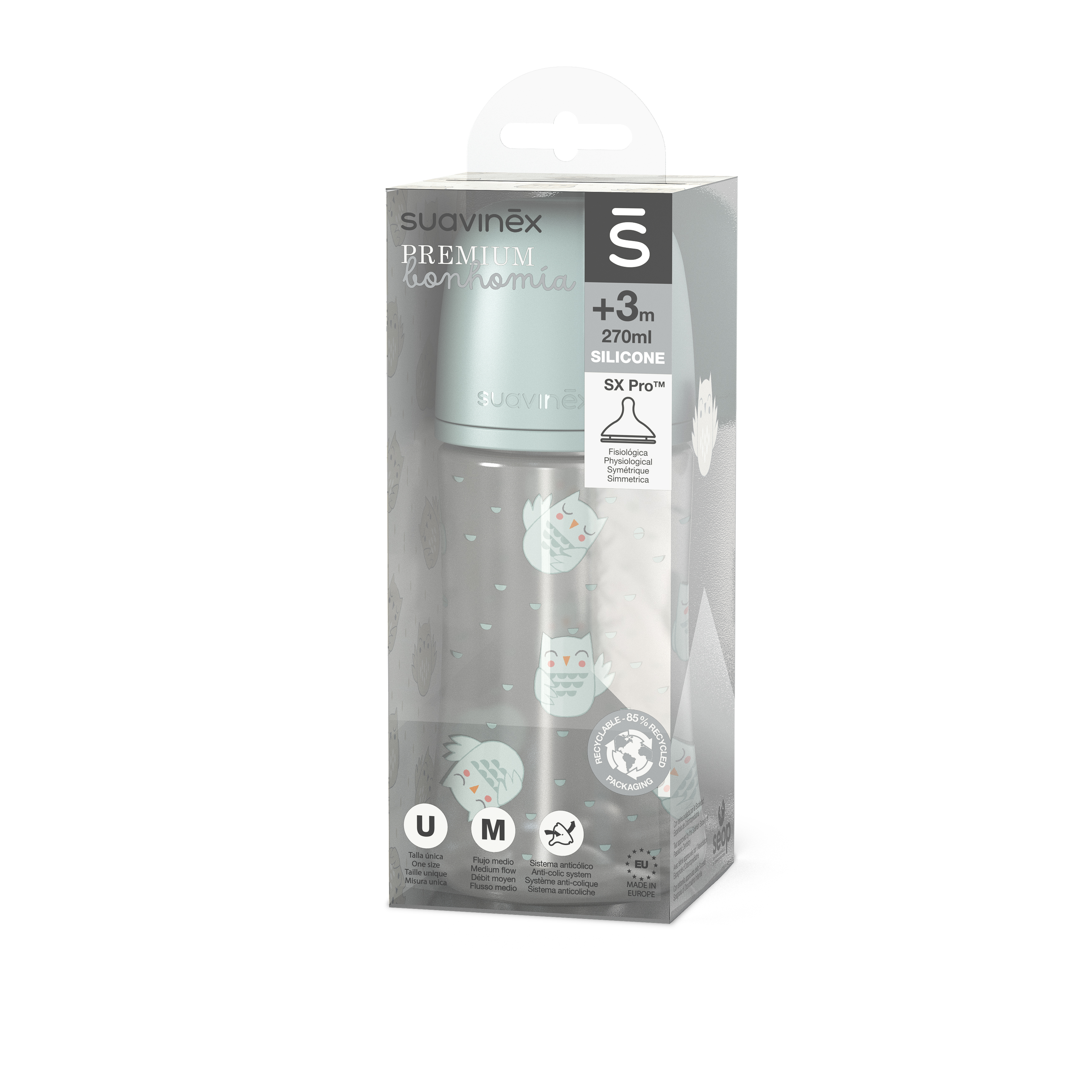 Бутылочка Suavinex Anti-Colic 270 мл - фото 3