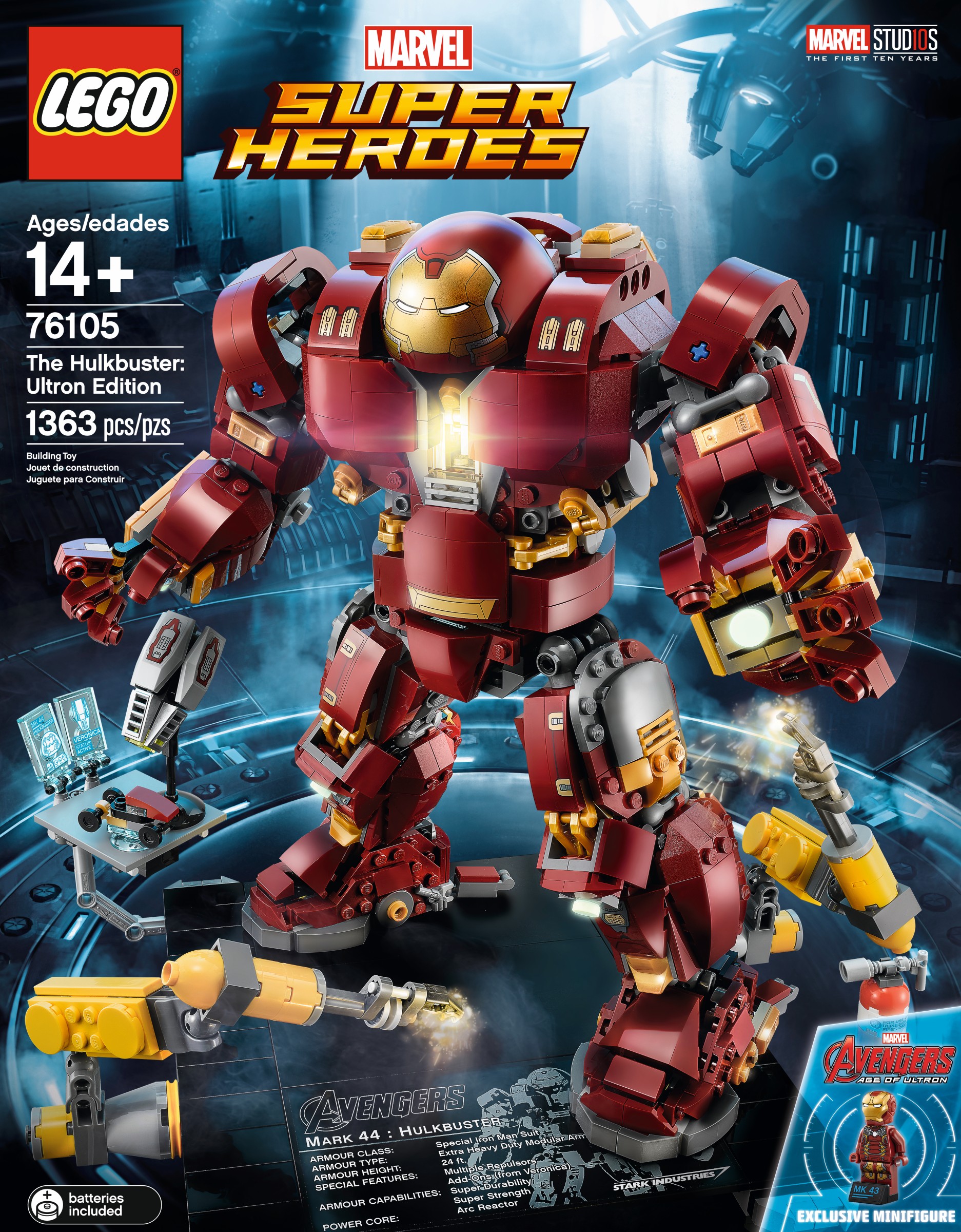 Конструктор LEGO Marvel Super Heroes 76105 1363 дет. - фото 6