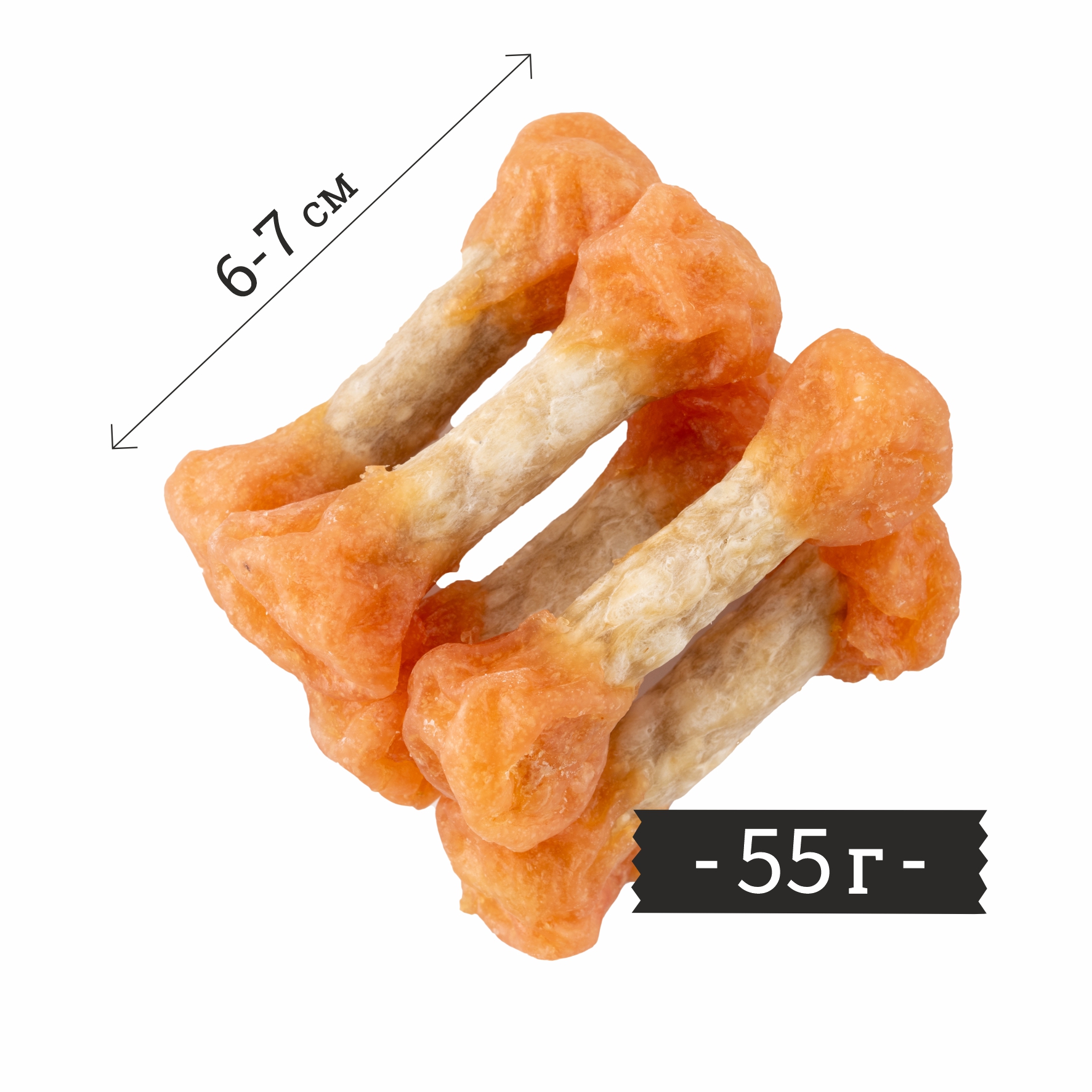 Лакомство для собак LIGHT BITES 55г Куриные гантельки - фото 2