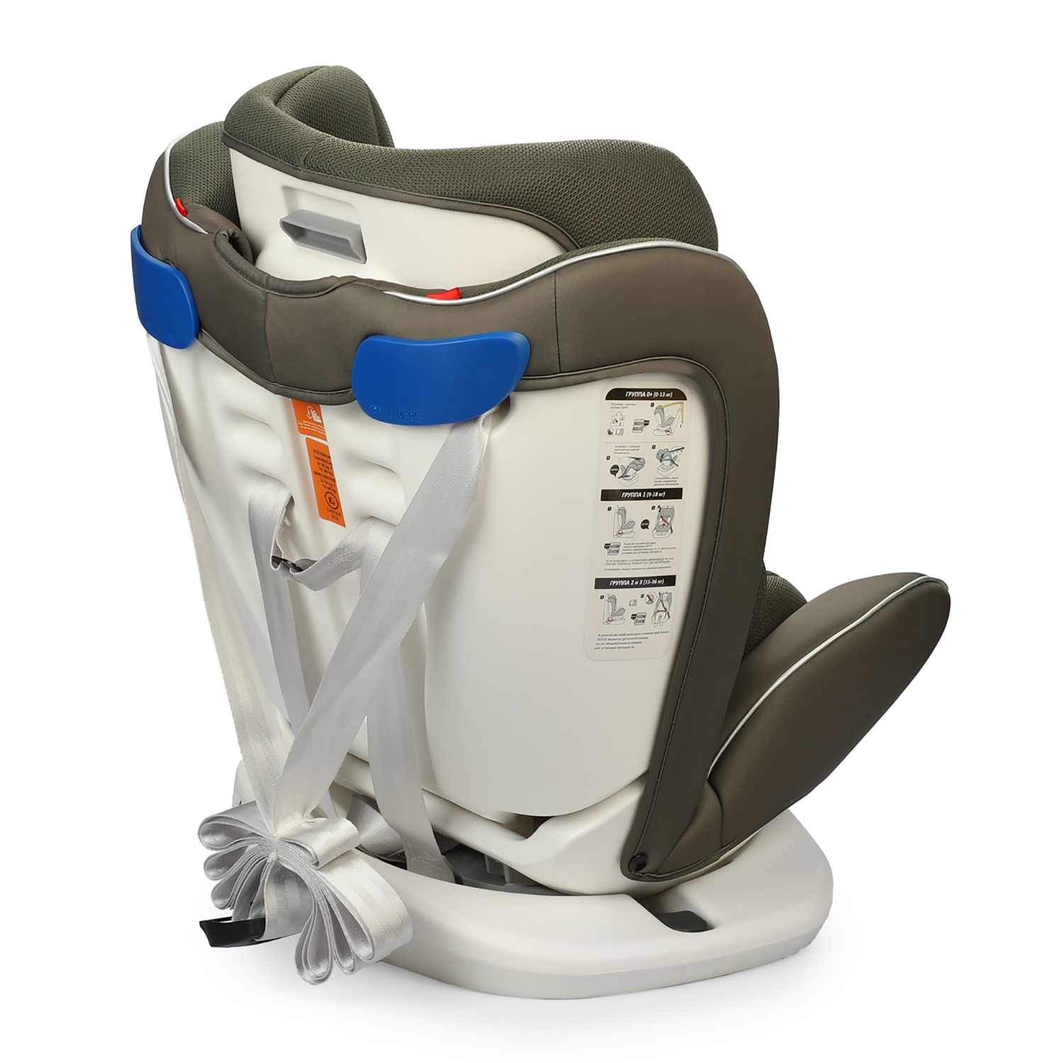 Автокресло Happy Baby Isofix 0+/1/2/3 (0-36 кг) зеленый - фото 10