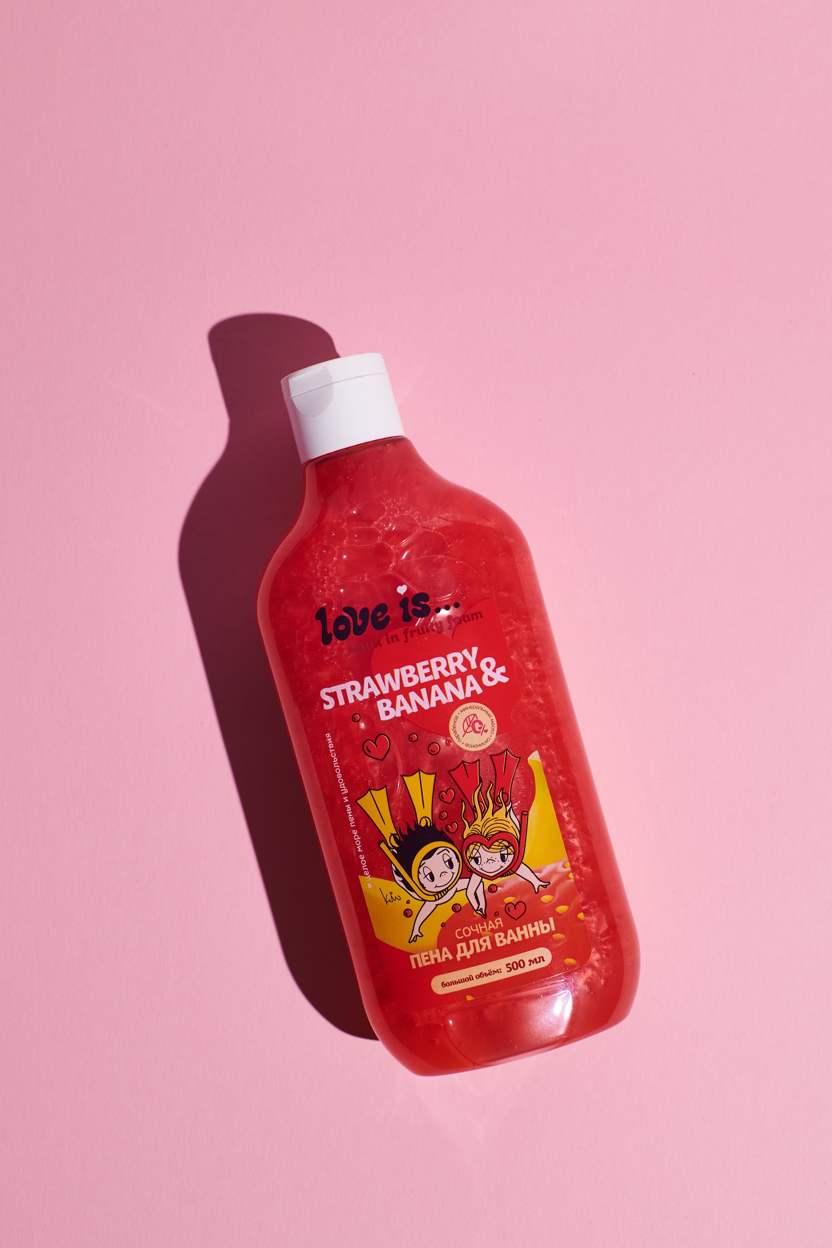 Пена Love is.. Strawberry and Banana 500 мл - фото 5