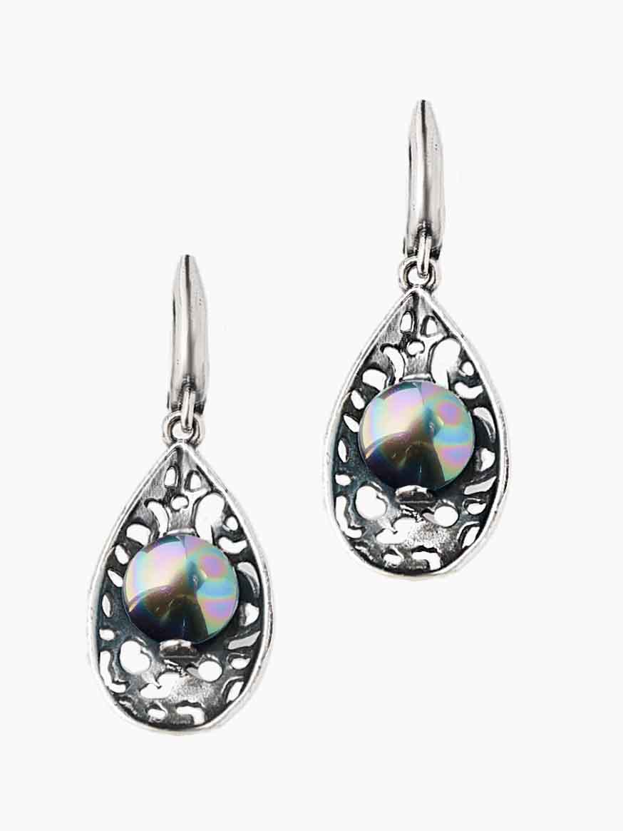 Серьги Shine and Beauty 80966-110-с-майоркачерн - фото 1