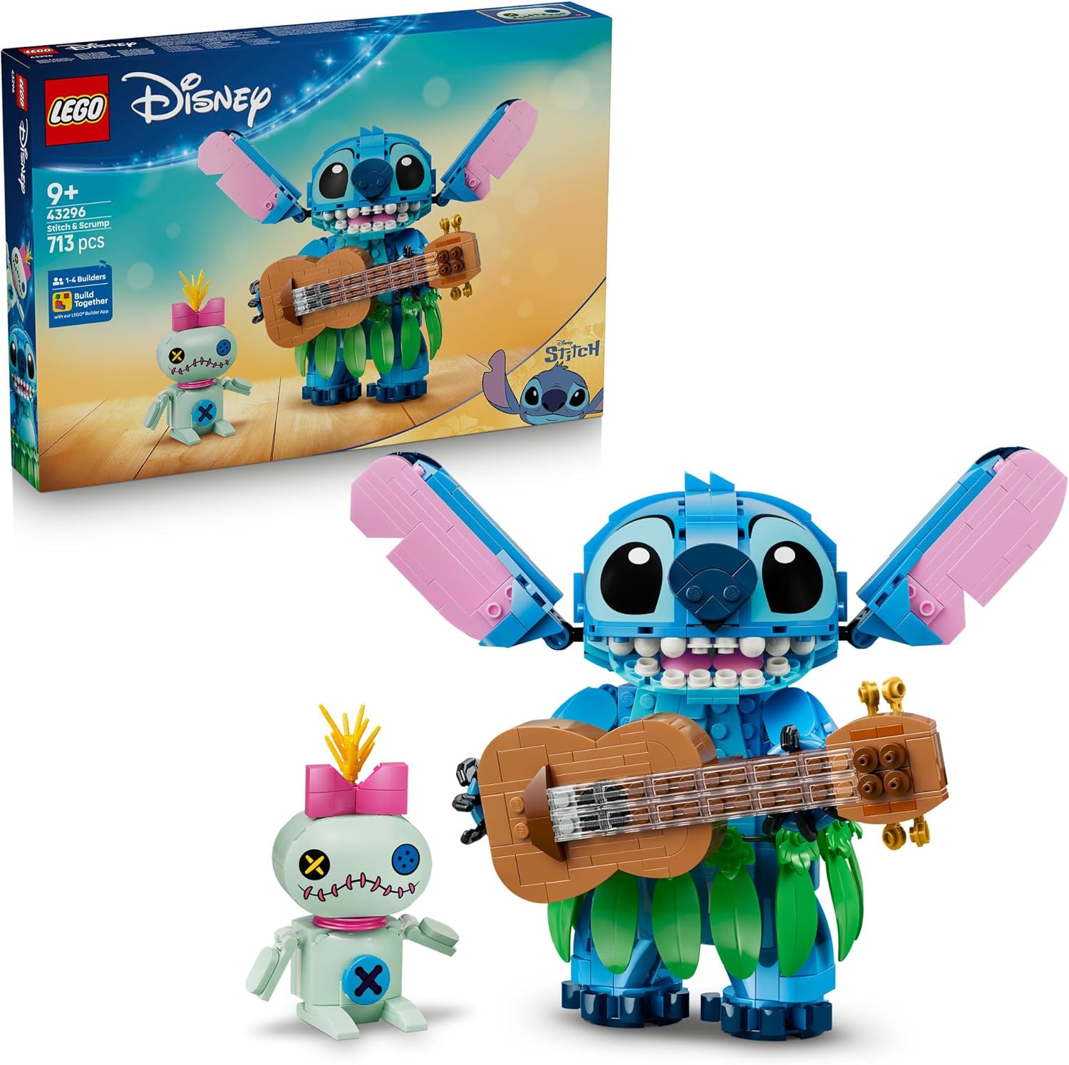 Конструктор LEGO Disney Стич и Скрамп 713 дет. - фото 1